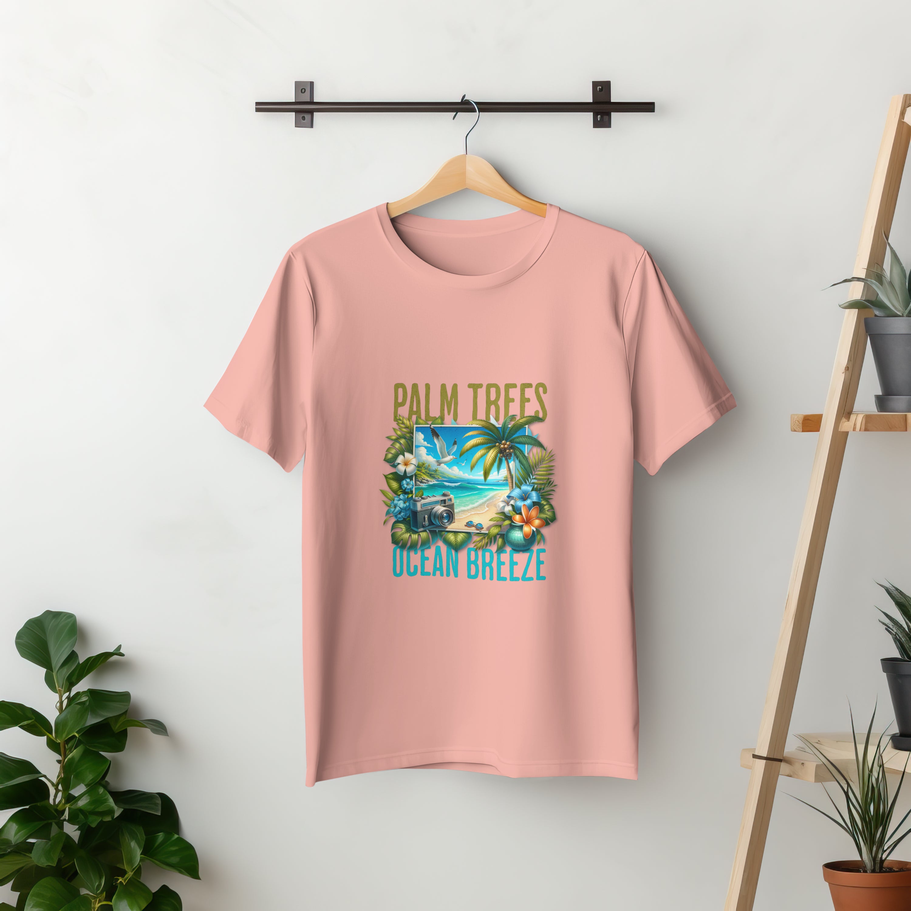 Beach - Light Weight Graphic Regular Fit T-Shirt For Men