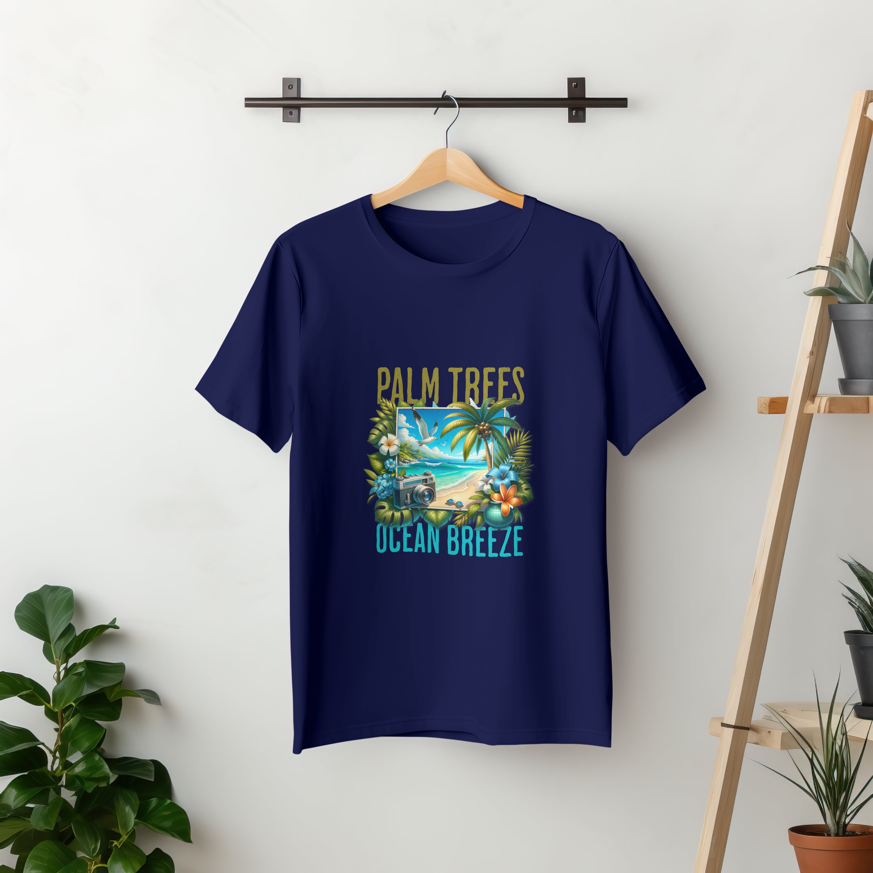 Beach - Light Weight Graphic Regular Fit T-Shirt For Men