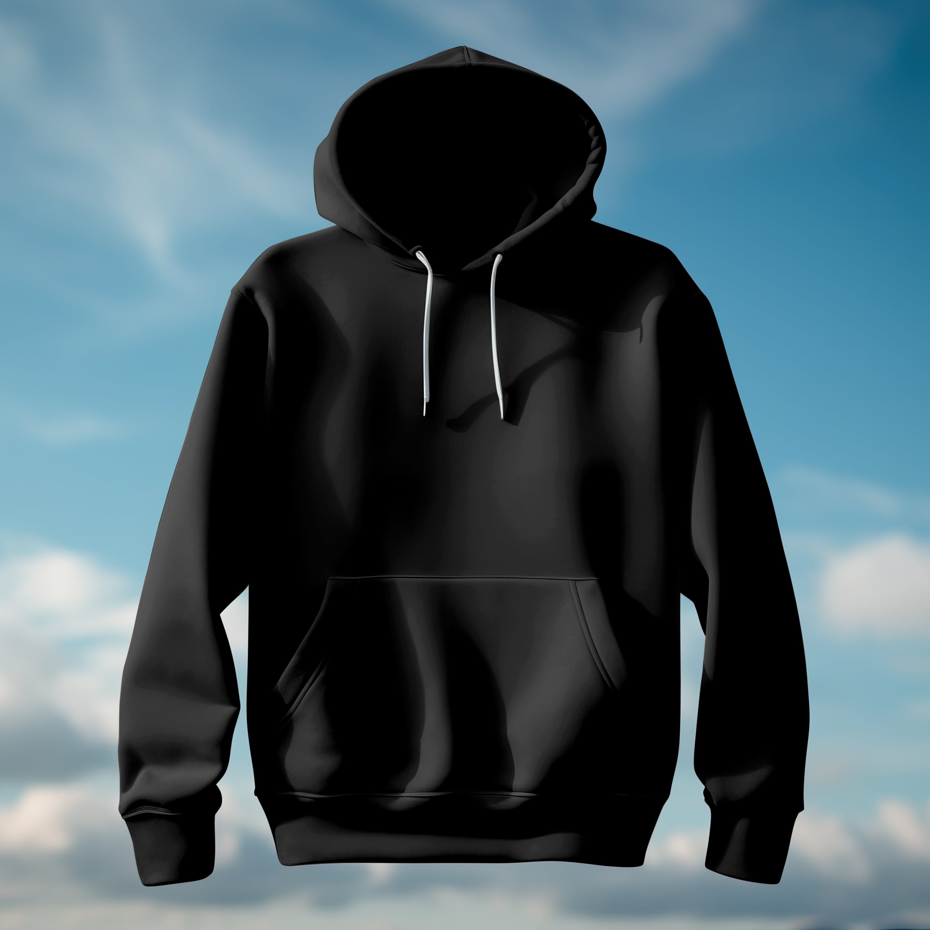 Men Classic Black Hoodie : For Your Every Mood