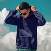 Men Classic Navy Blue Hoodie : For Your Every Mood