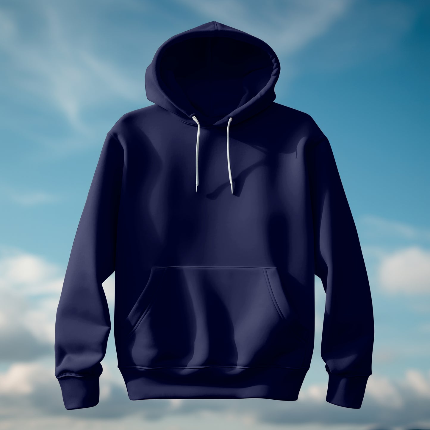Women Classic Navy Blue Hoodie : For Your Every Mood