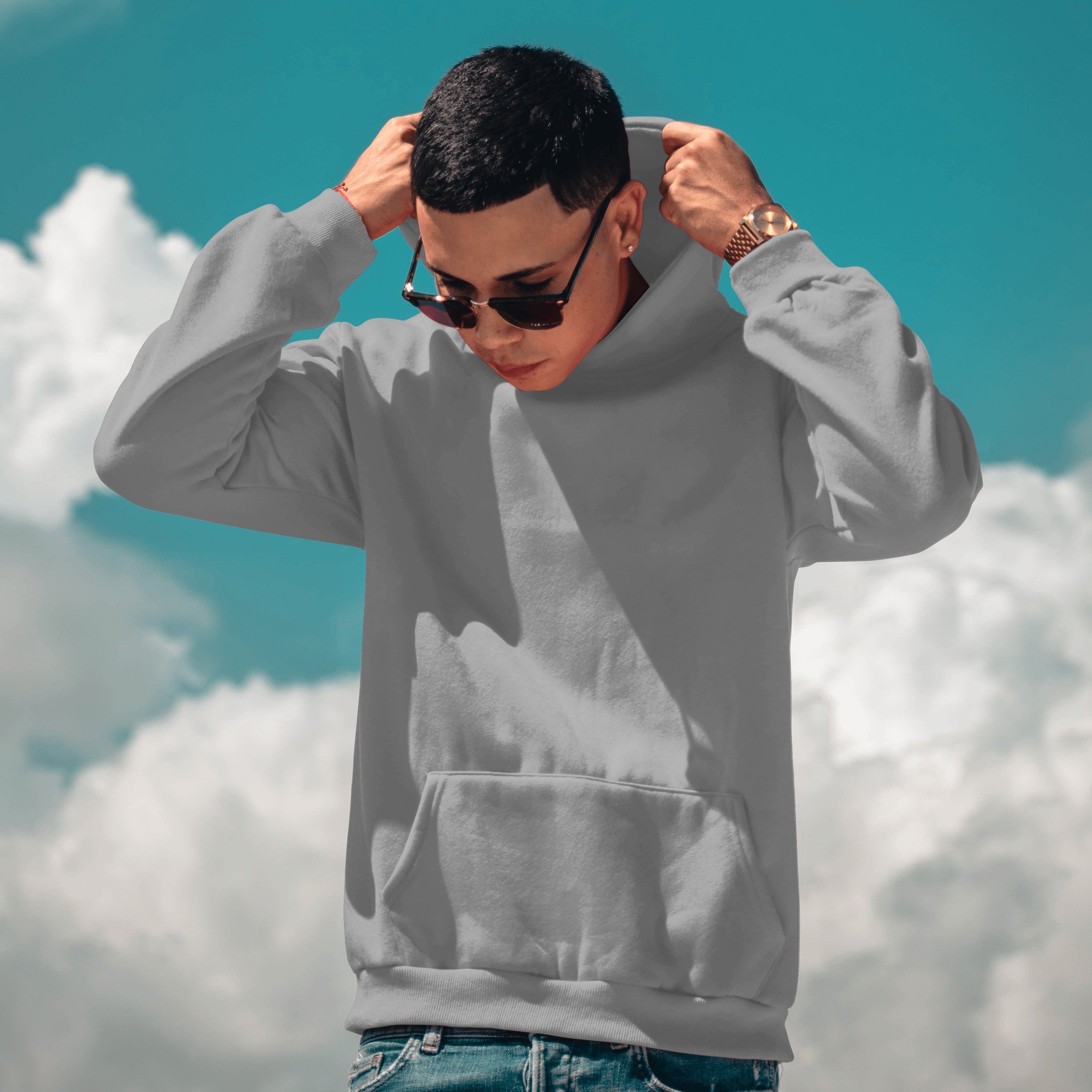 Men Classic Grey Hoodie : For Your Every Mood