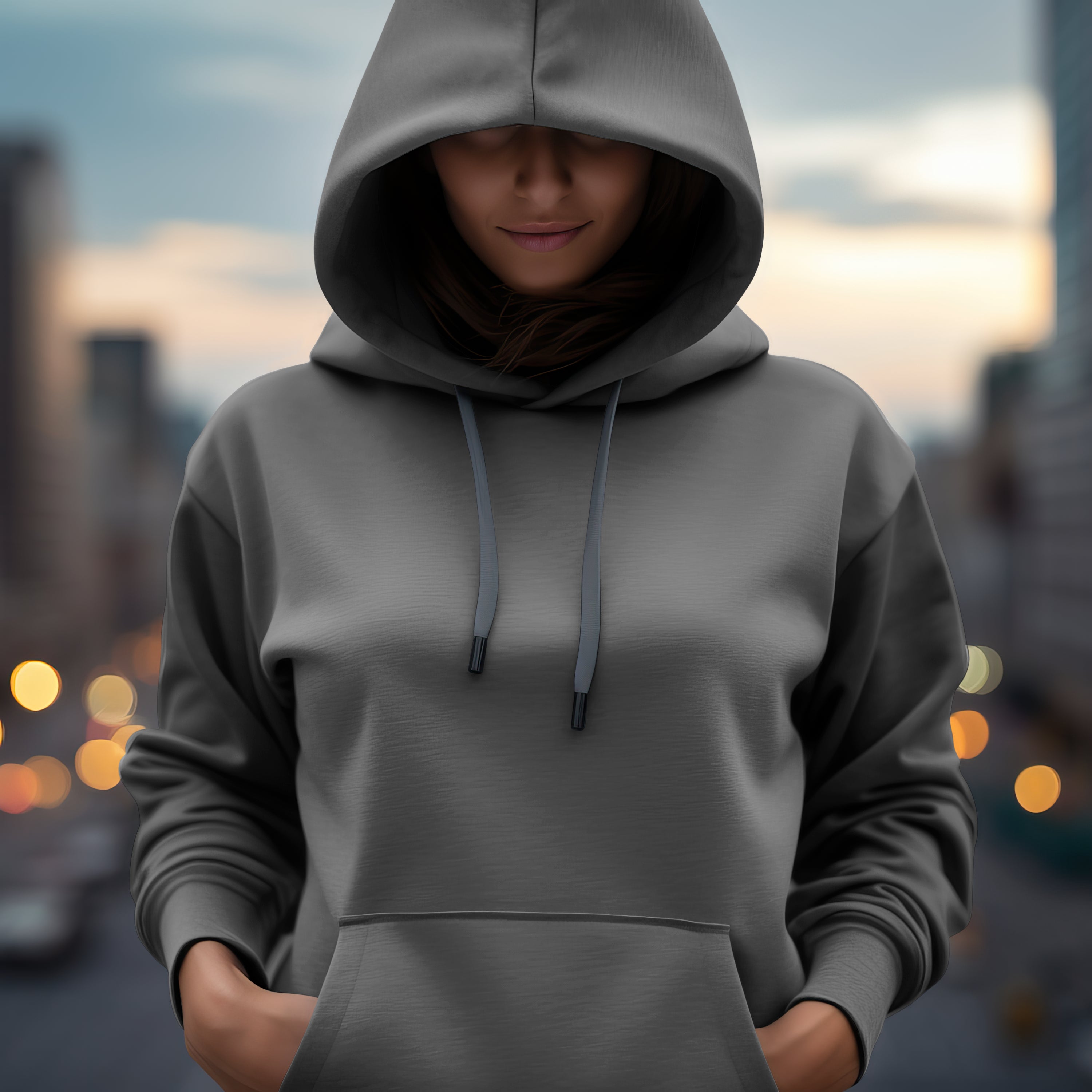 Women Classic Grey Hoodie : For Your Every Mood