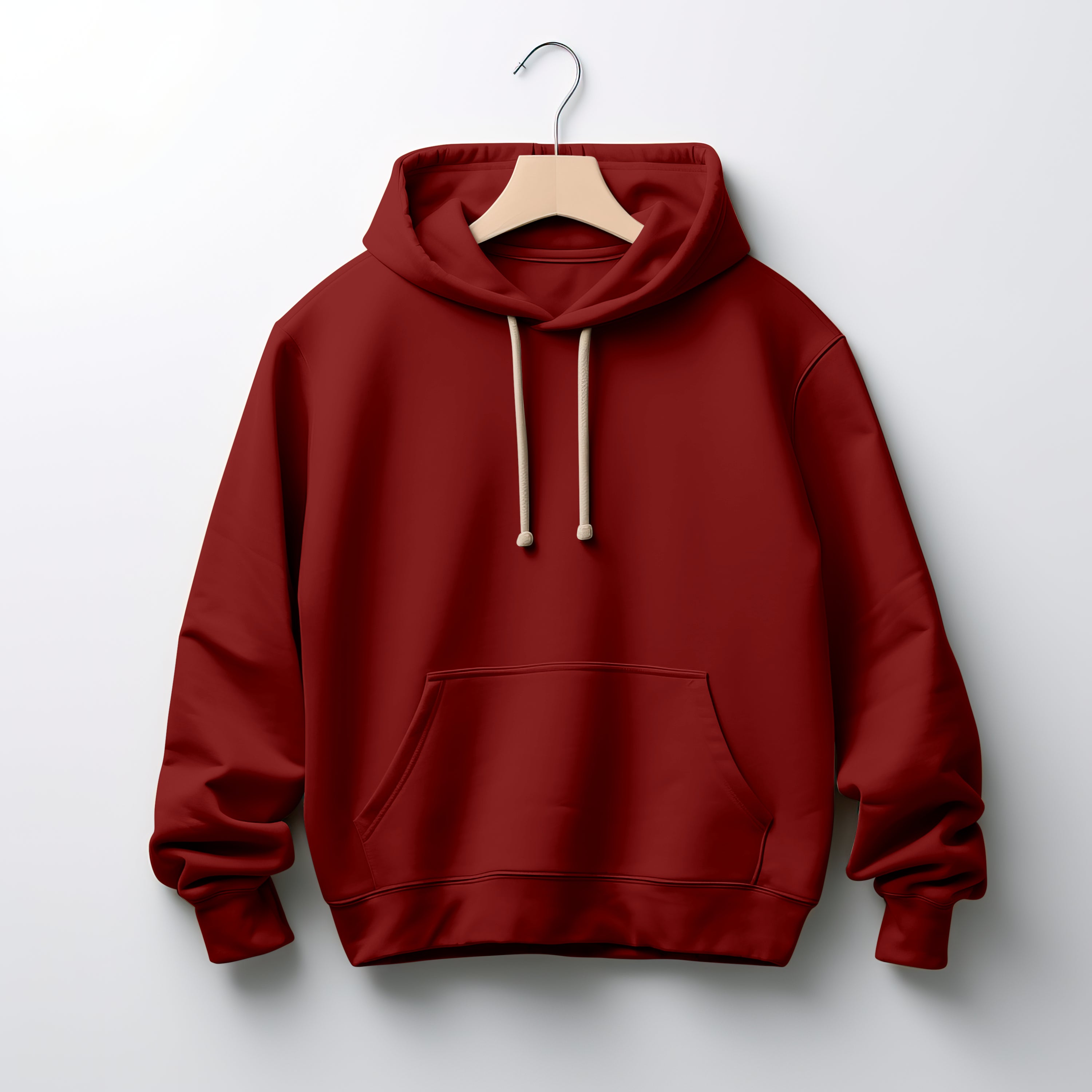 Men Classic Red Hoodie : For Your Every Mood