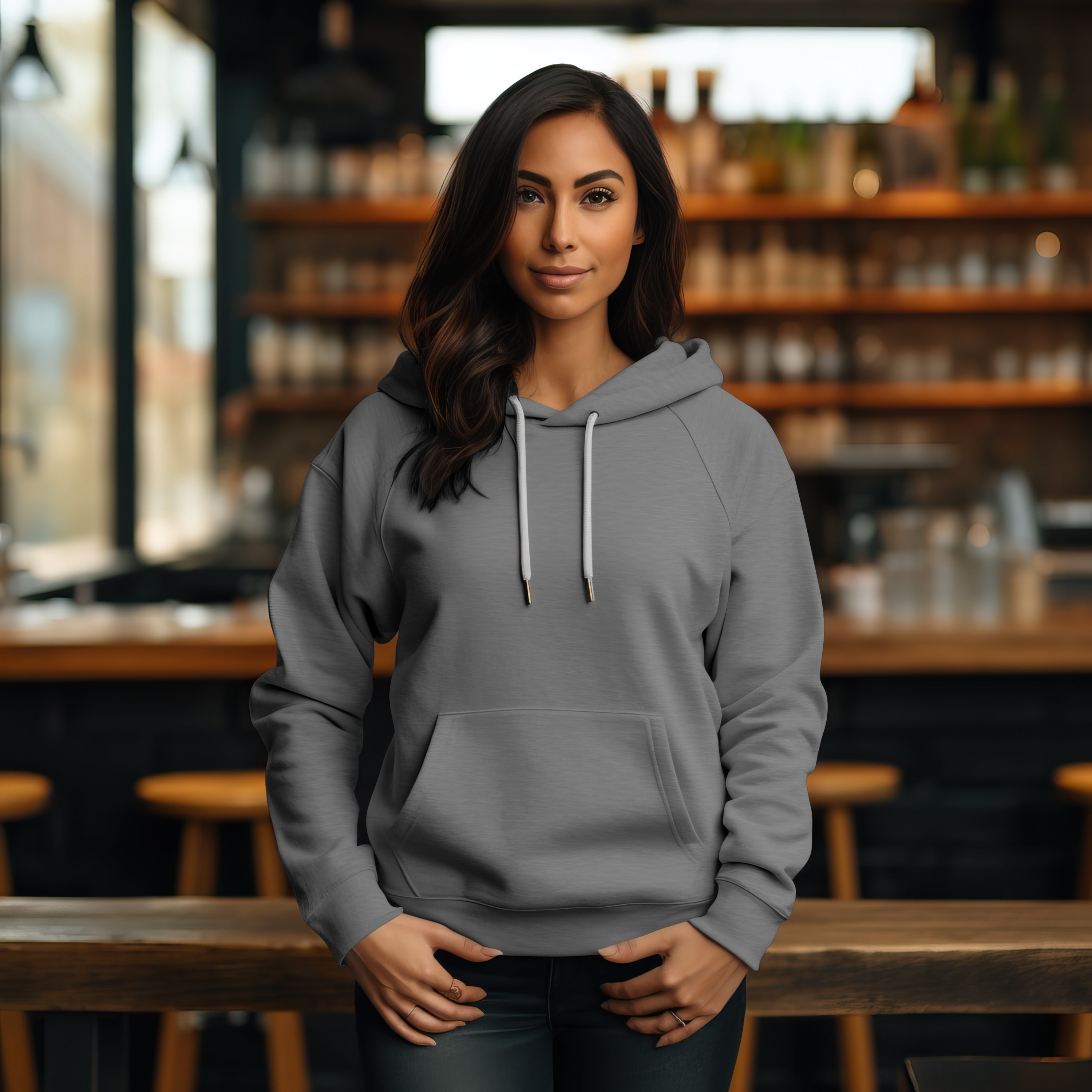 Women Classic Grey Hoodie : For Your Every Mood