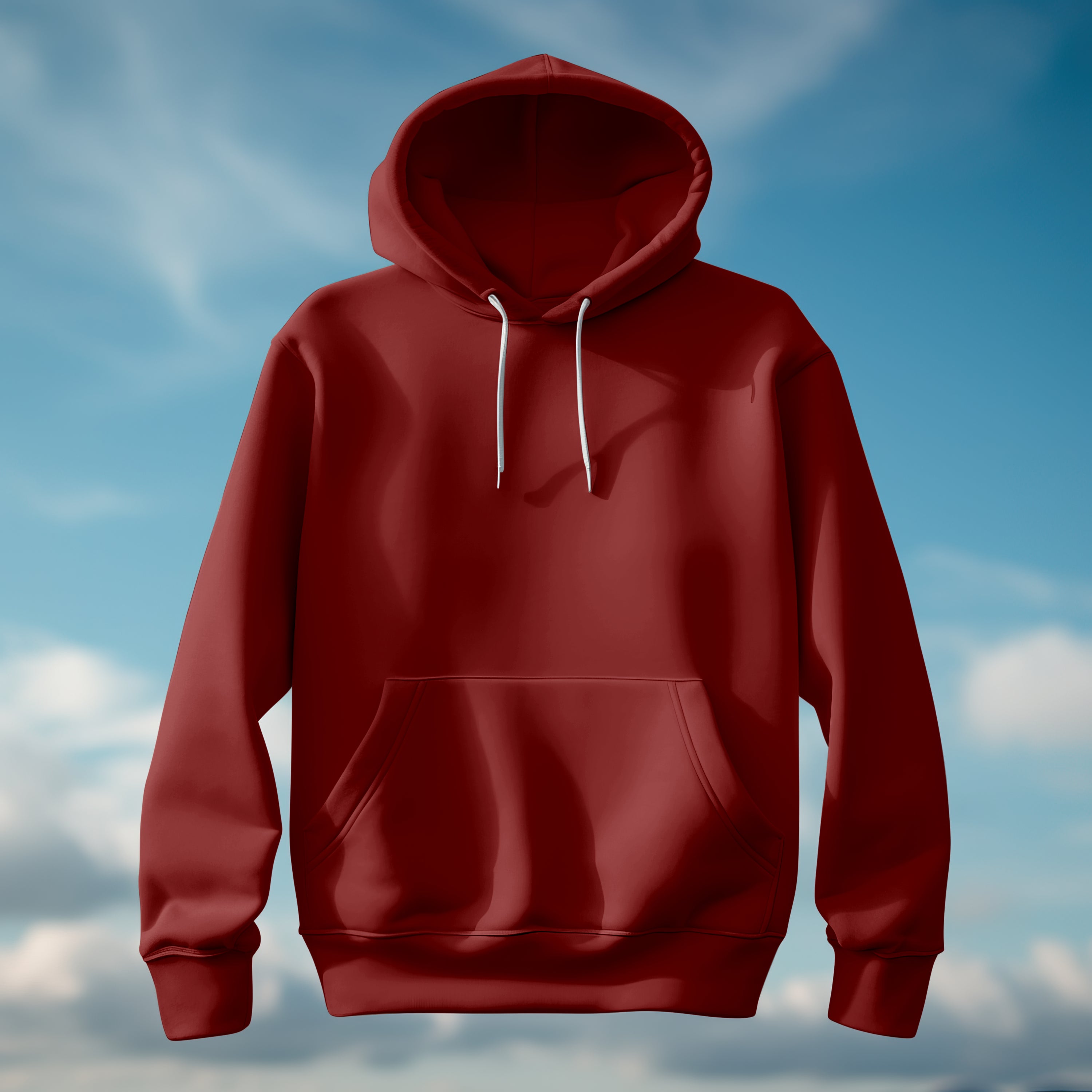 Men Classic Red Hoodie : For Your Every Mood
