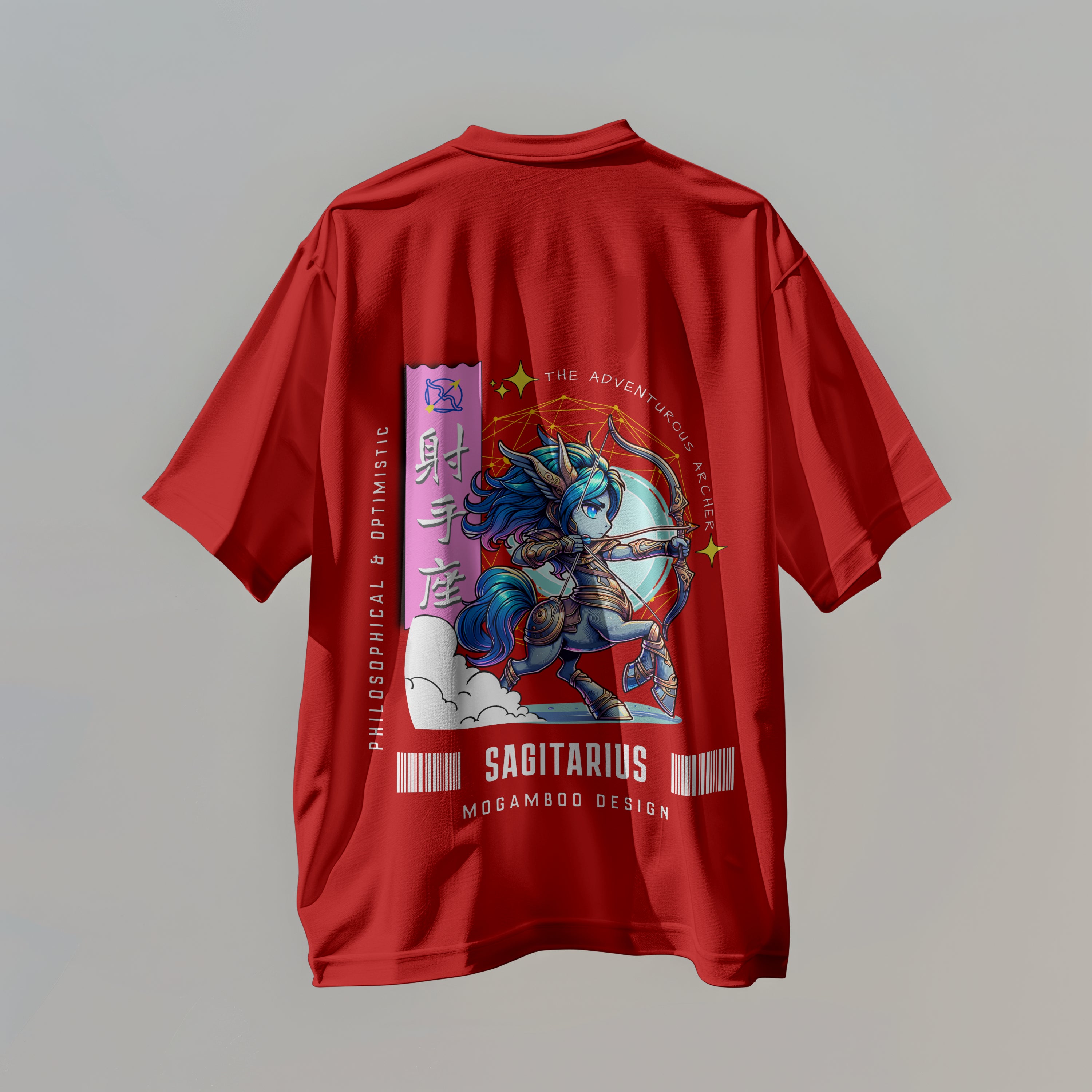 Sagittarius Zodiac Tee : Oversized T-Shirt for Men
