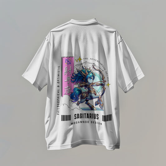 Sagittarius Zodiac Tee : Oversized T-Shirt for Men
