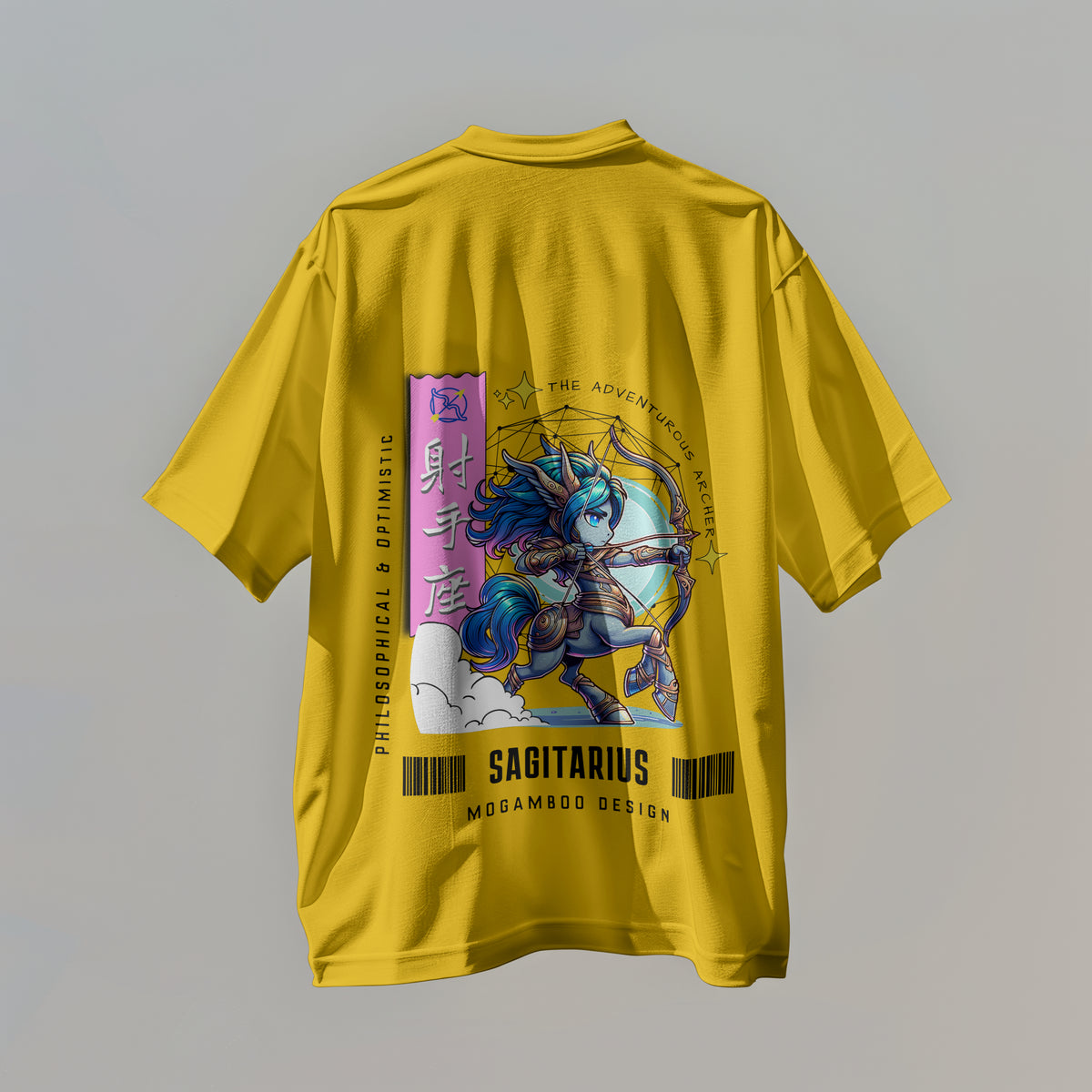 Sagittarius Zodiac Tee : Oversized T-Shirt for Men