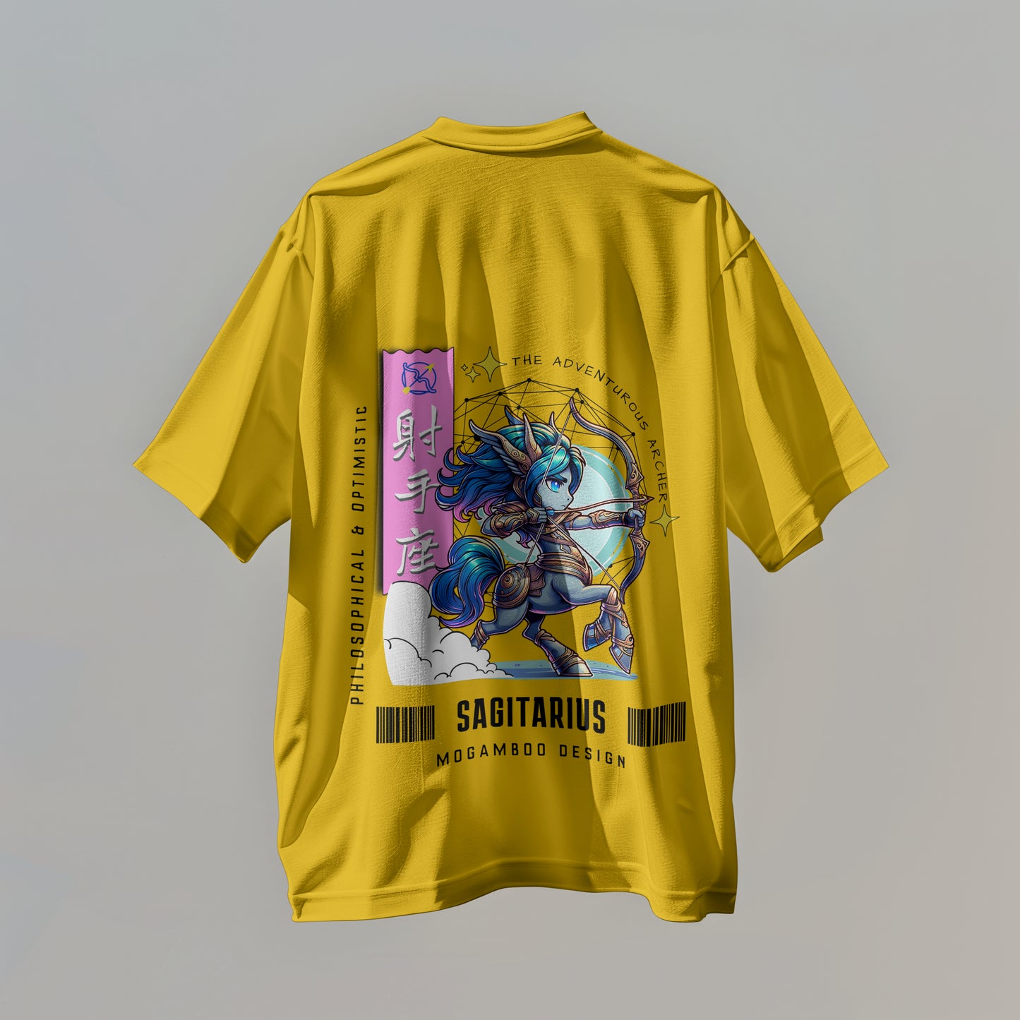 Sagittarius Zodiac Tee : Oversized T-Shirt for Men