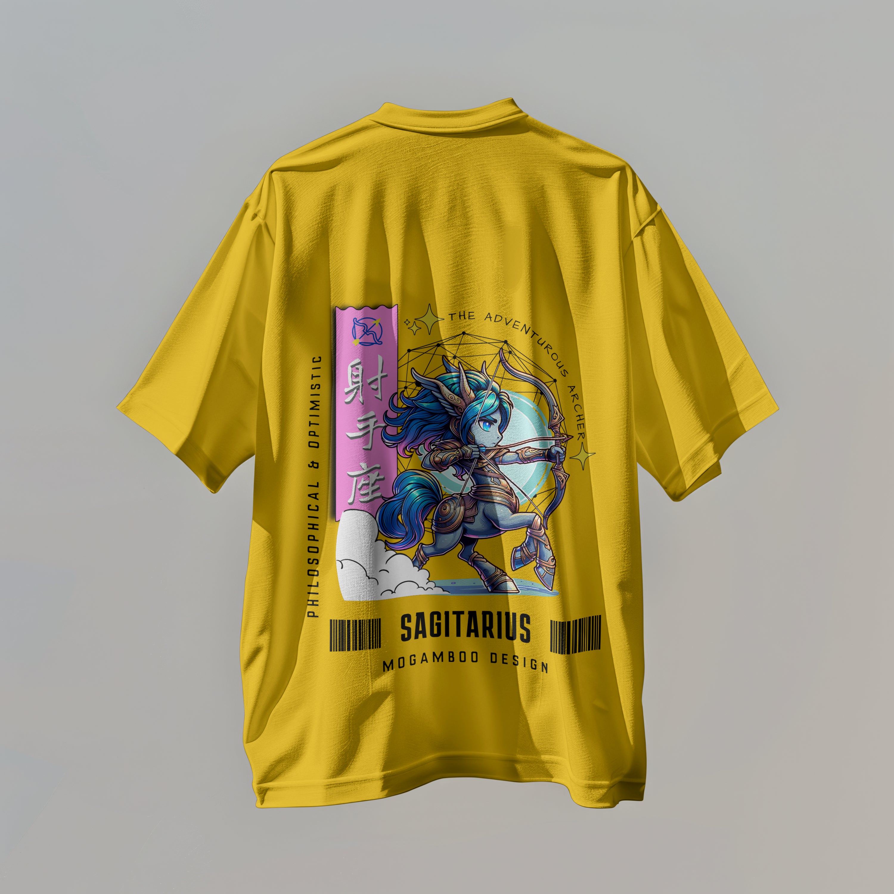 Sagittarius Zodiac Tee : Oversized T-Shirt for Men