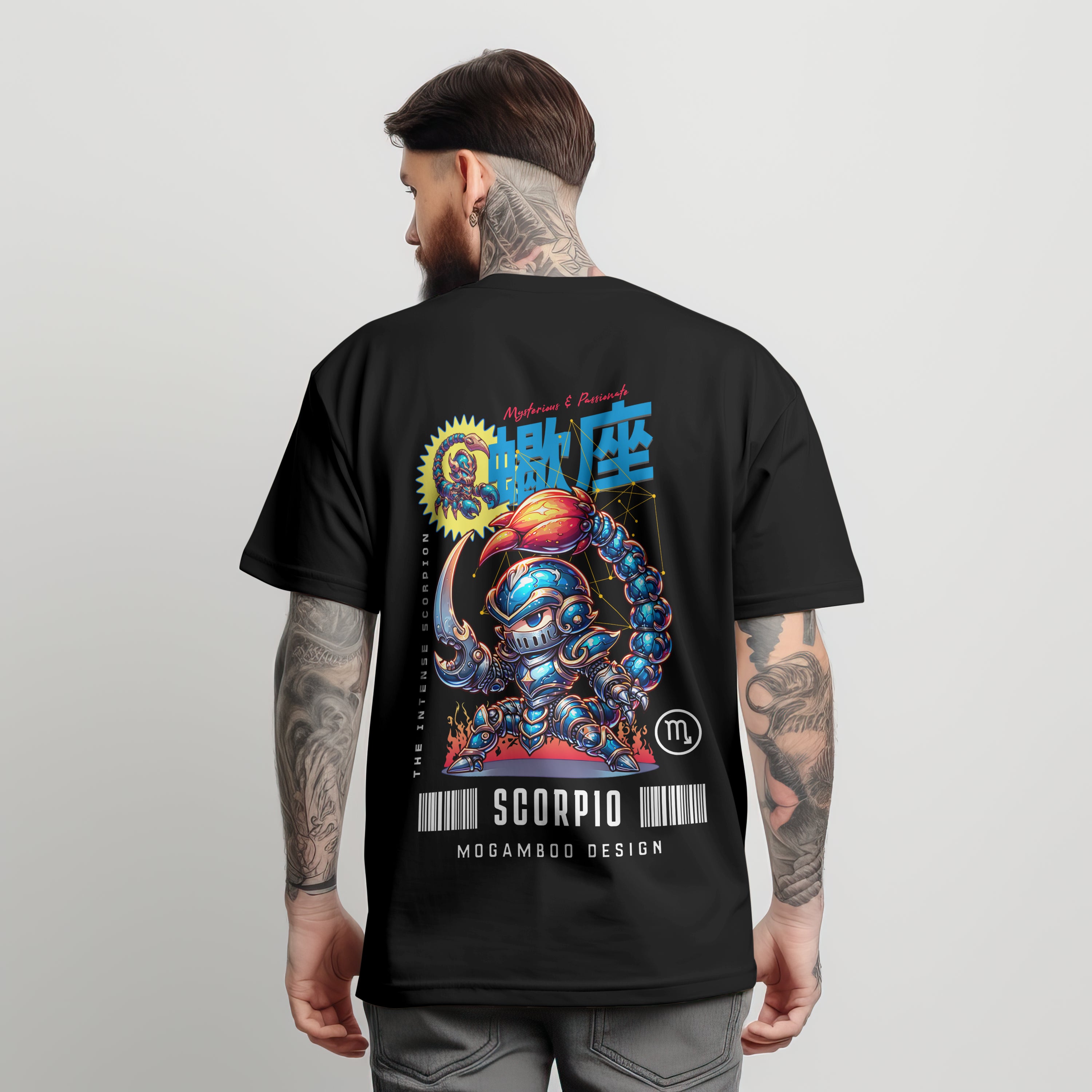 Scorpio Zodiac Tee : Oversized T-Shirt for Men