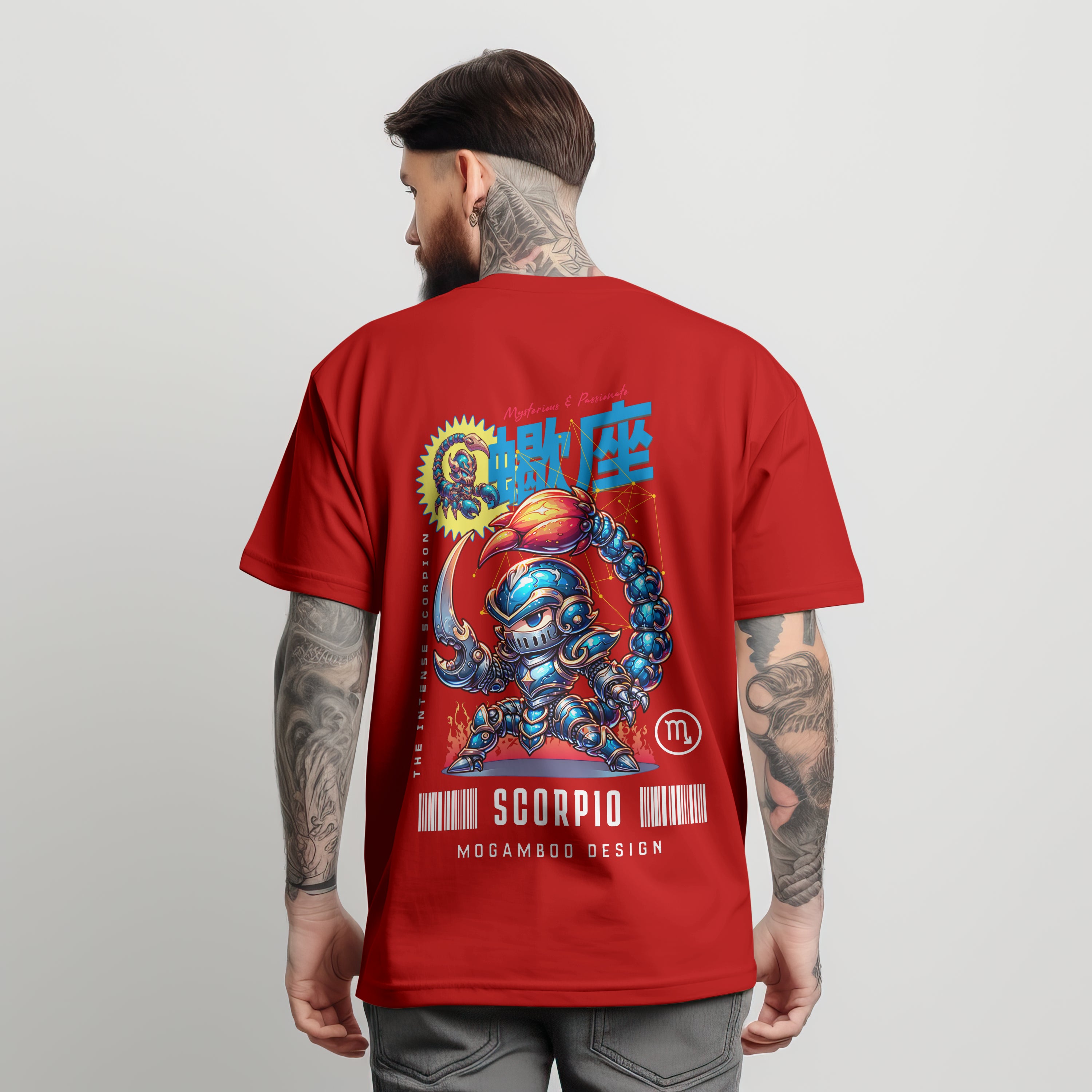 Scorpio Zodiac Tee : Oversized T-Shirt for Men
