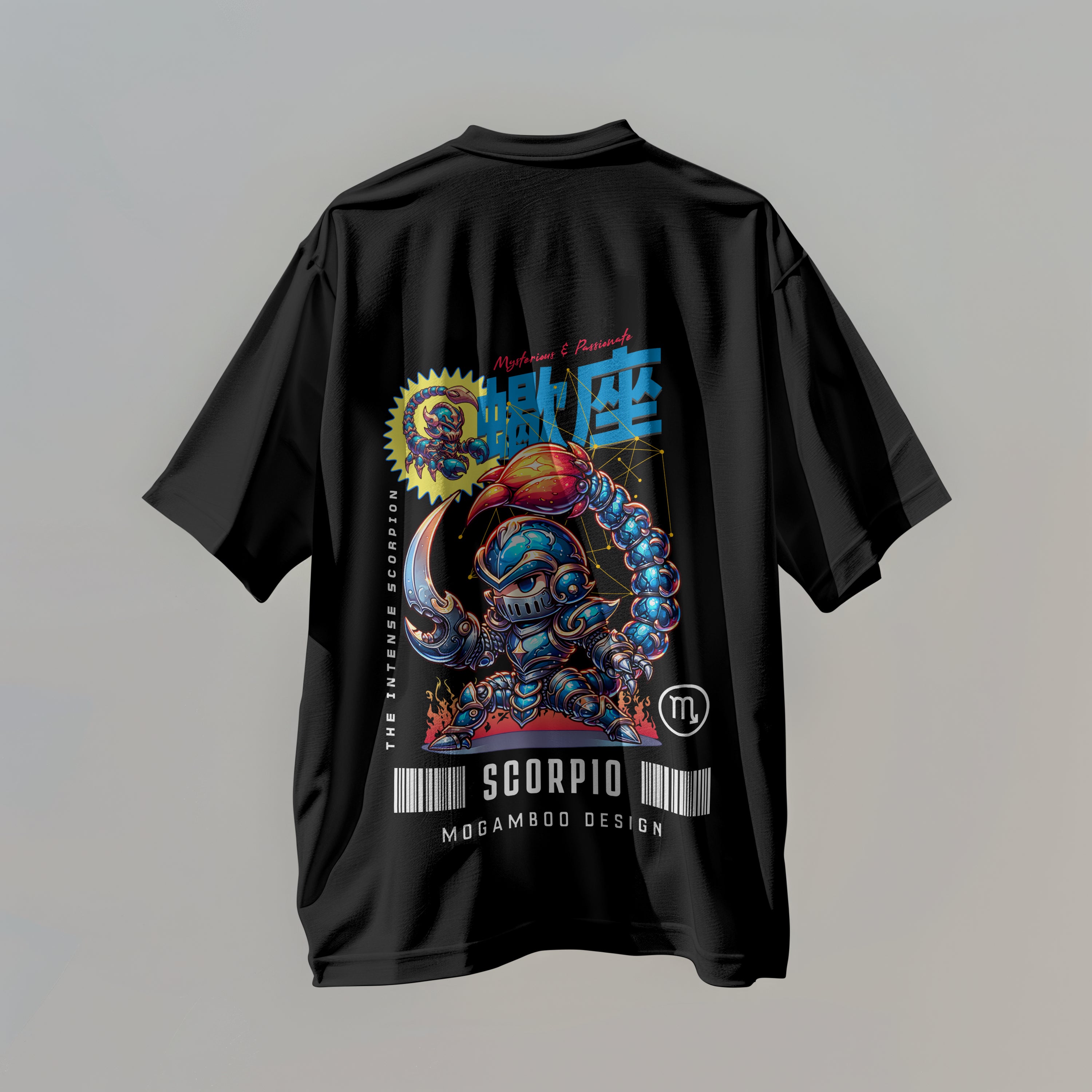 Scorpio Zodiac Tee : Oversized T-Shirt for Men