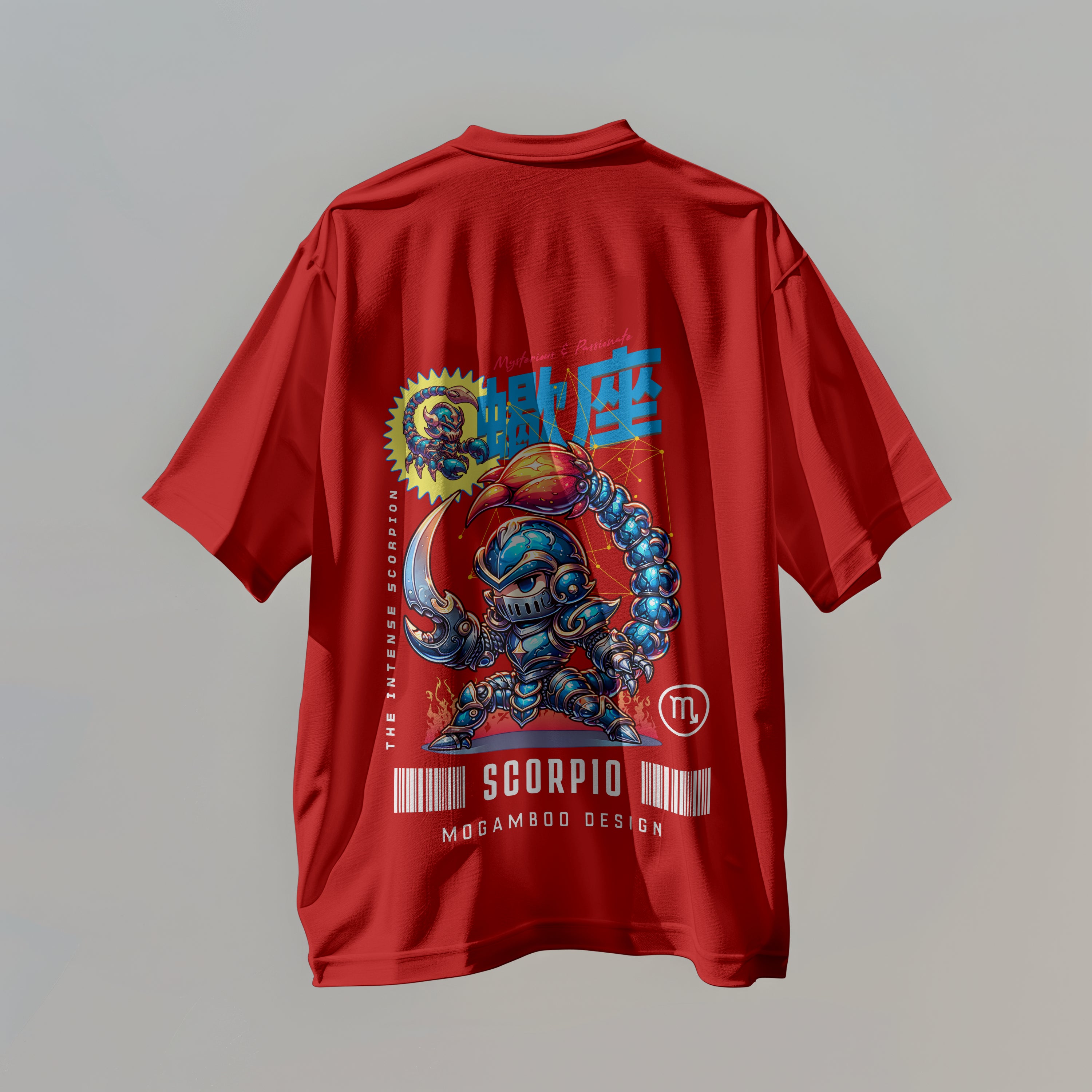 Scorpio Zodiac Tee : Oversized T-Shirt for Men