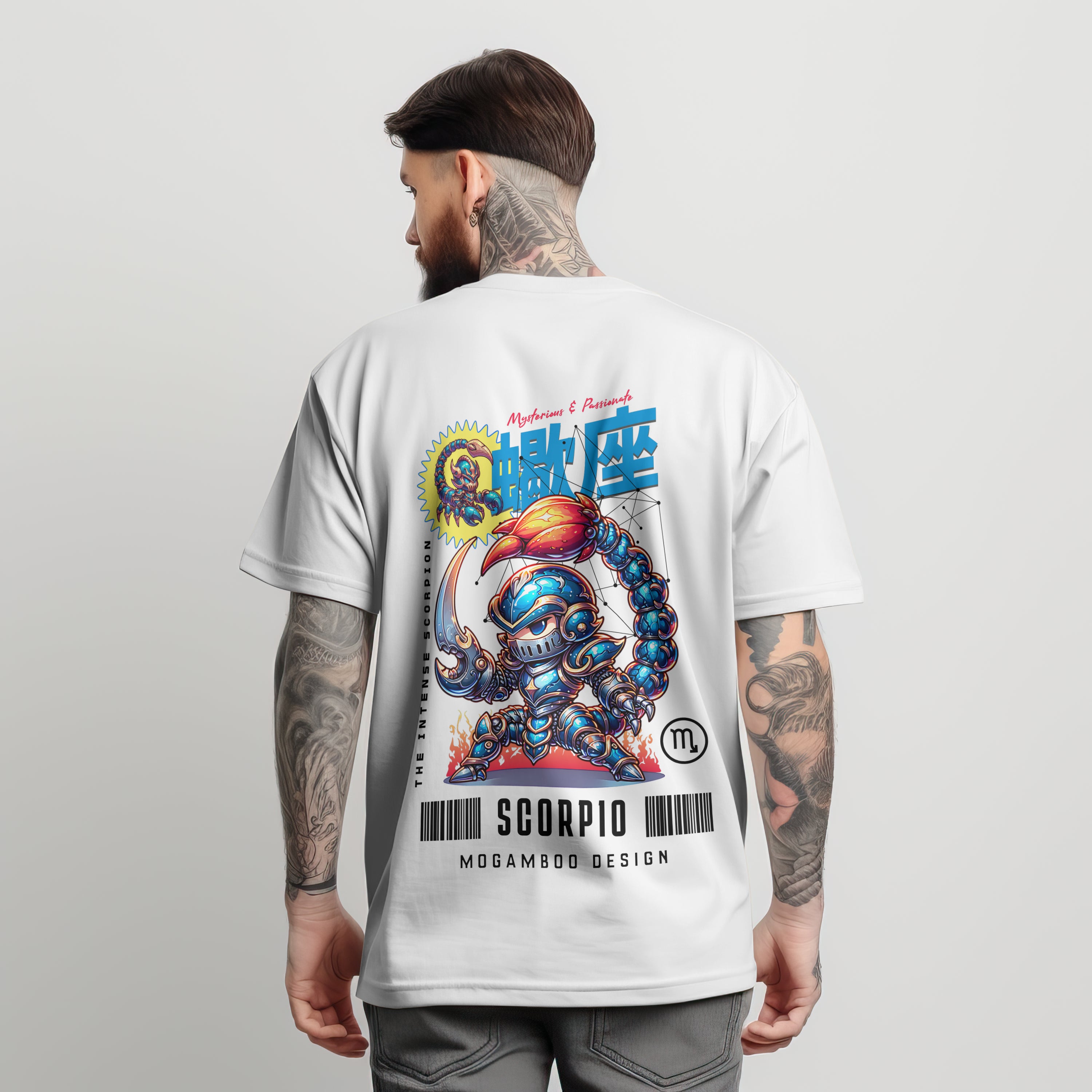 Scorpio Zodiac Tee : Oversized T-Shirt for Men