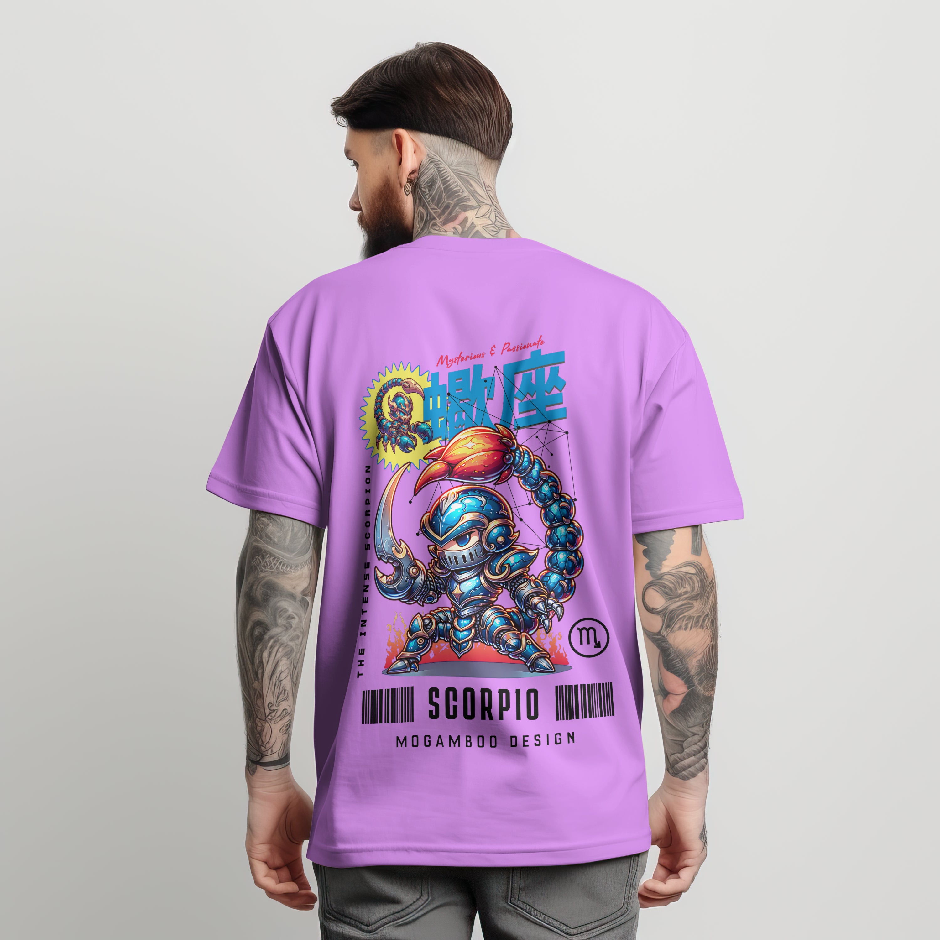 Scorpio Zodiac Tee : Oversized T-Shirt for Men
