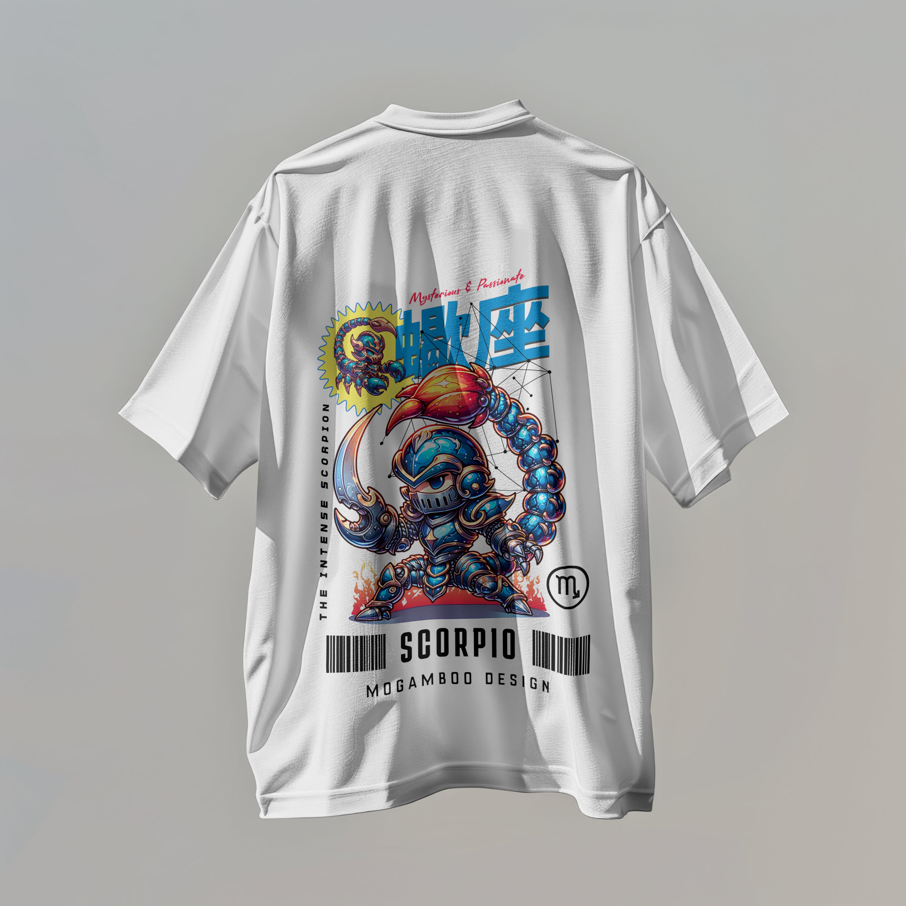 Scorpio Zodiac Tee : Oversized T-Shirt for Men