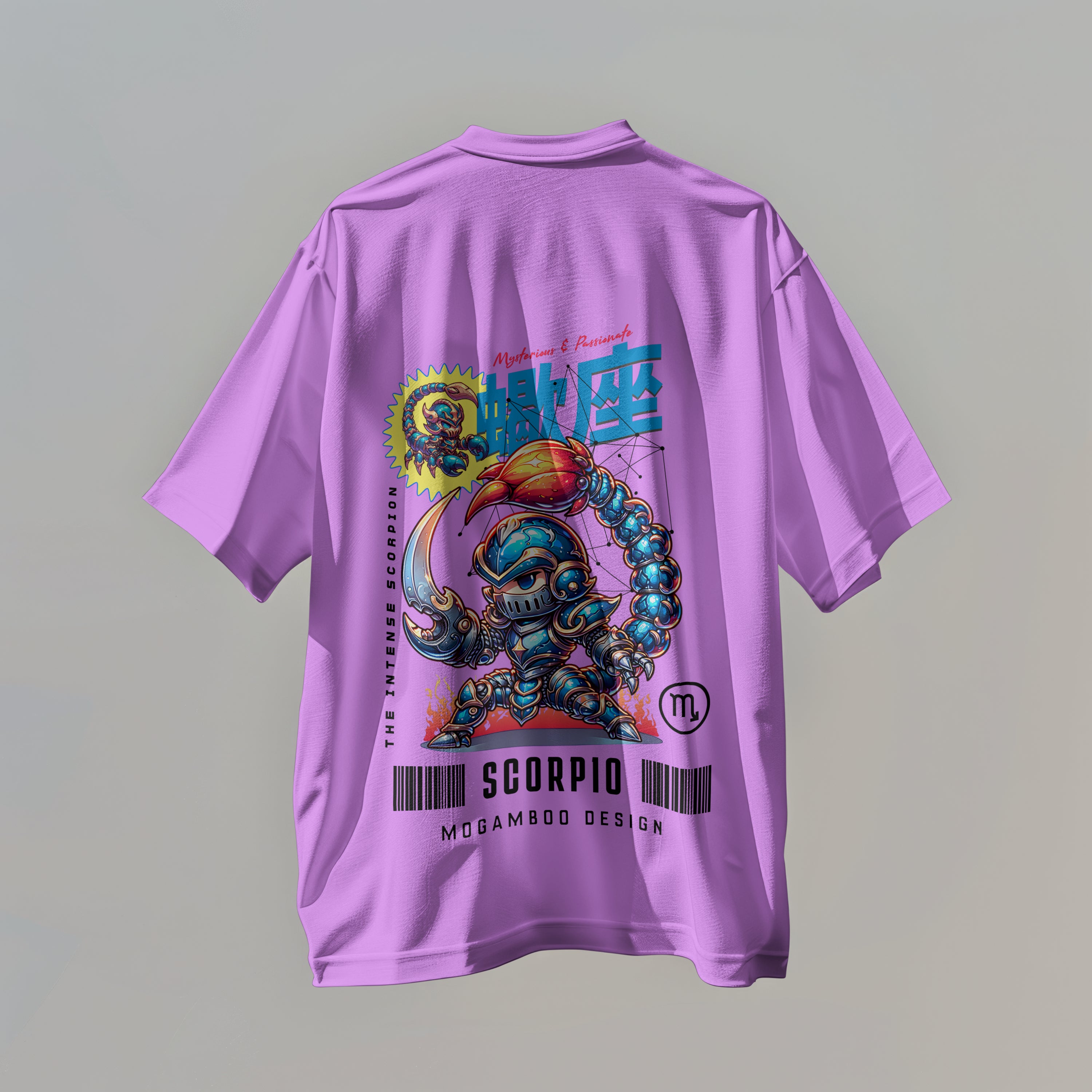 Scorpio Zodiac Tee : Oversized T-Shirt for Men