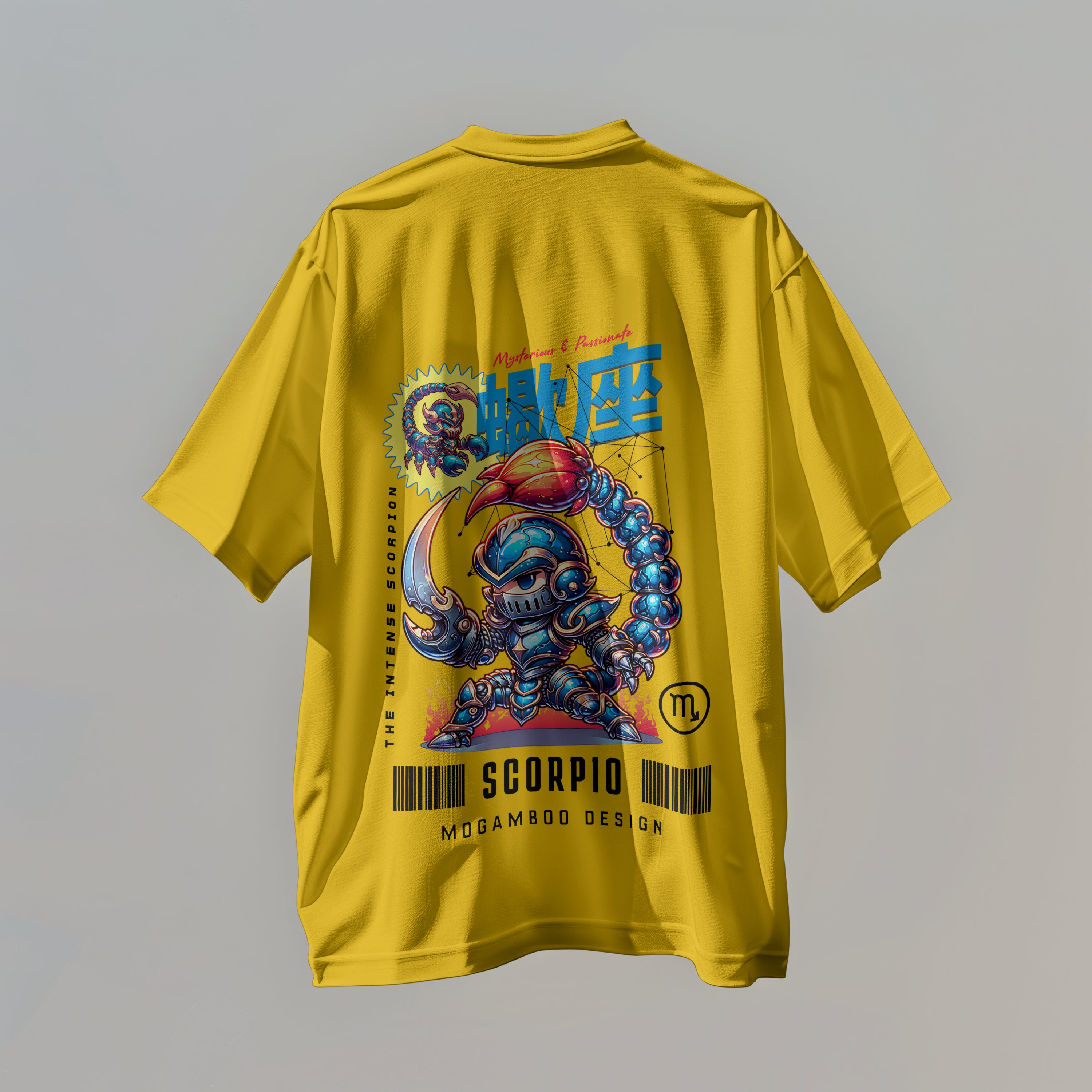 Scorpio Zodiac Tee : Oversized T-Shirt for Men