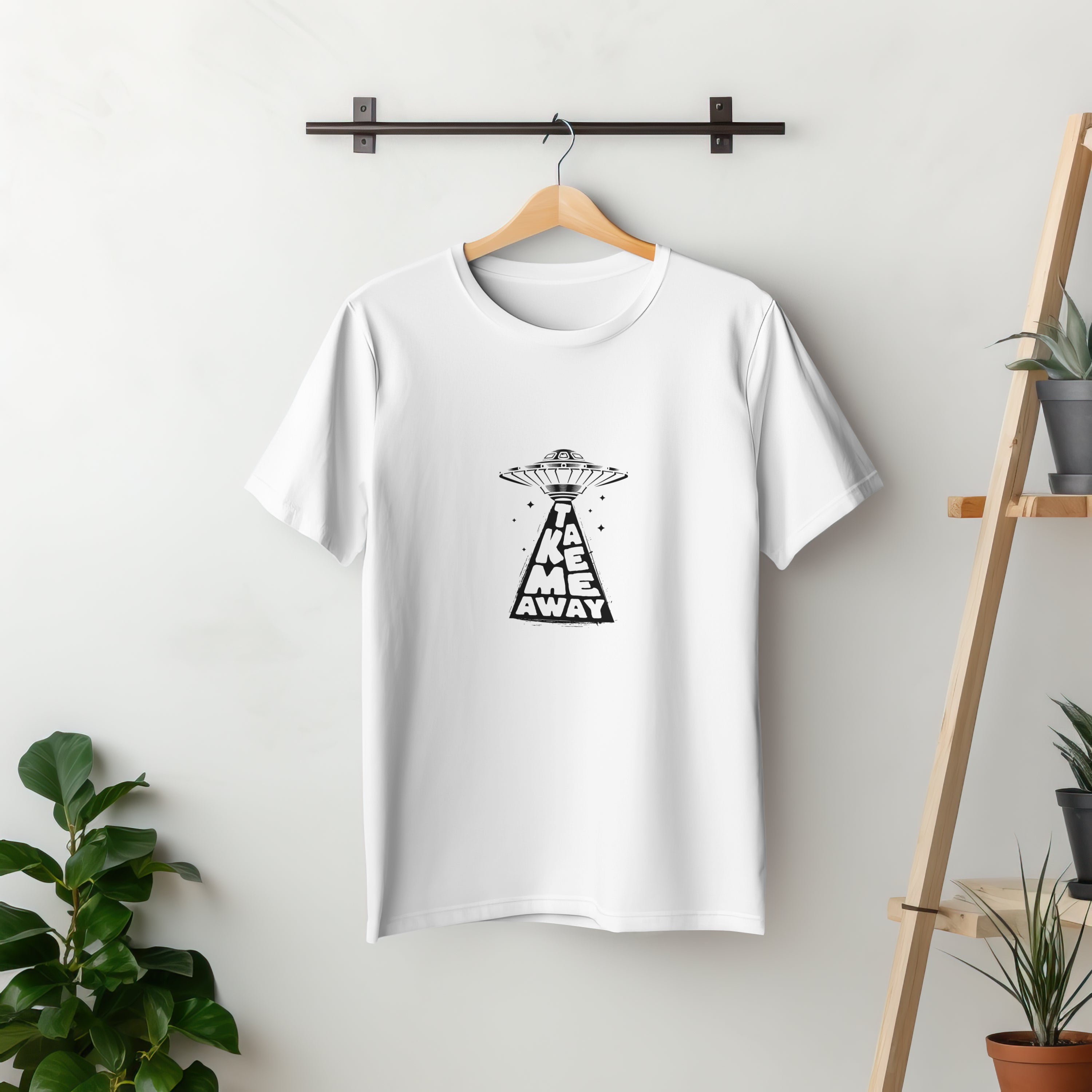 UFO - Light Weight Graphic Regular Fit T-Shirt For Men