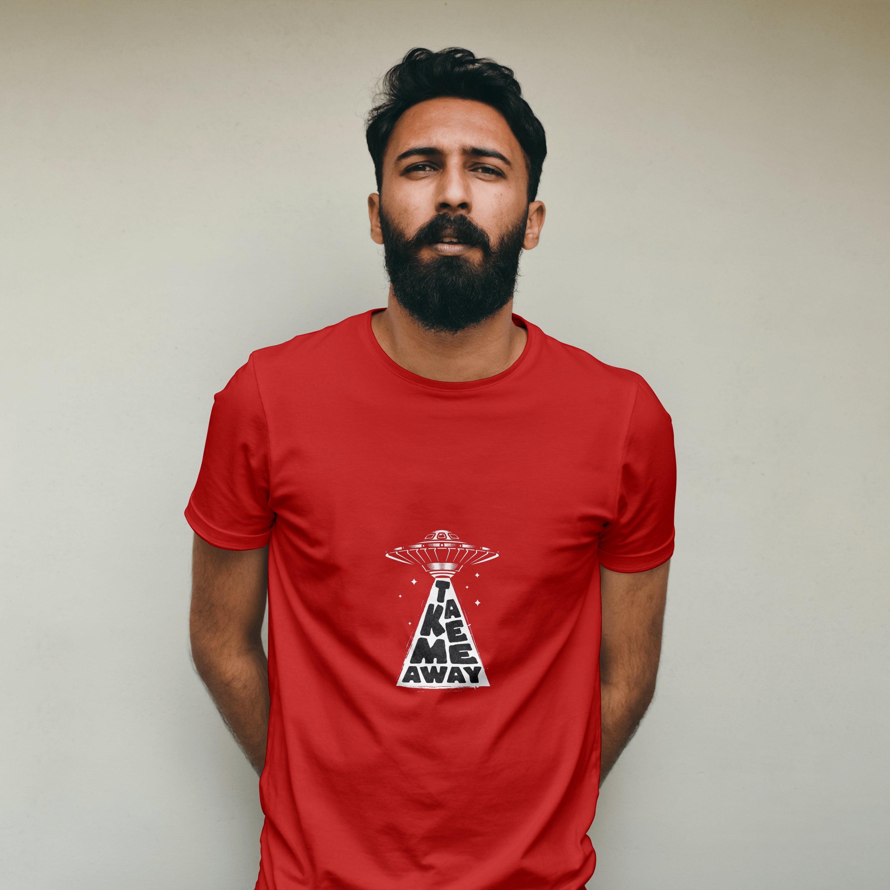 UFO - Light Weight Graphic Regular Fit T-Shirt For Men
