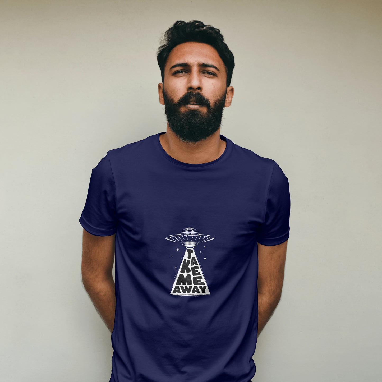 UFO - Light Weight Graphic Regular Fit T-Shirt For Men