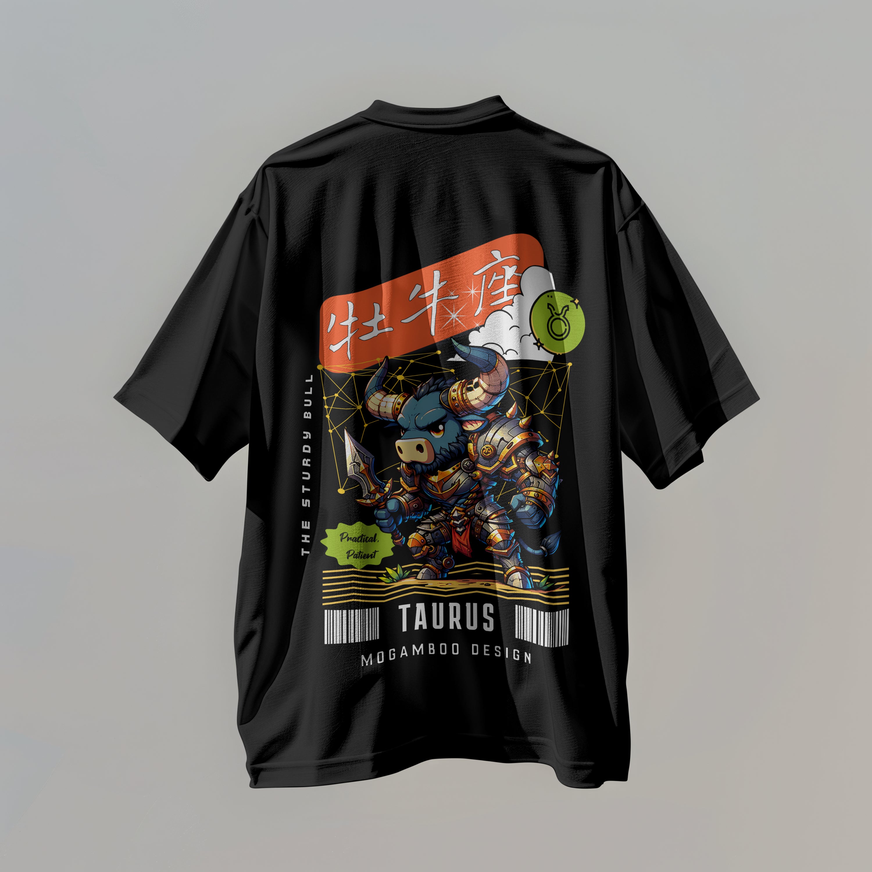 Taurus Zodiac Tee : Oversized T-Shirt for Men