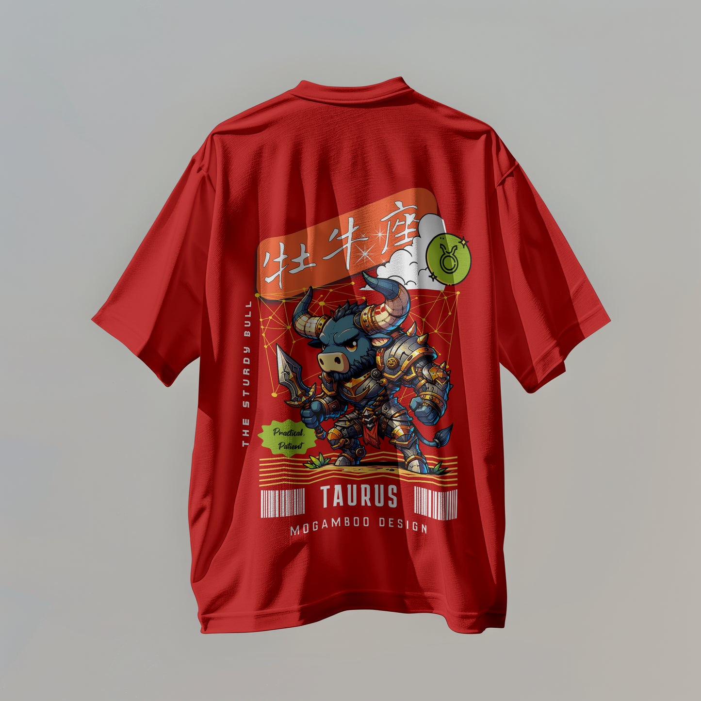 Taurus Zodiac Tee : Oversized T-Shirt for Men
