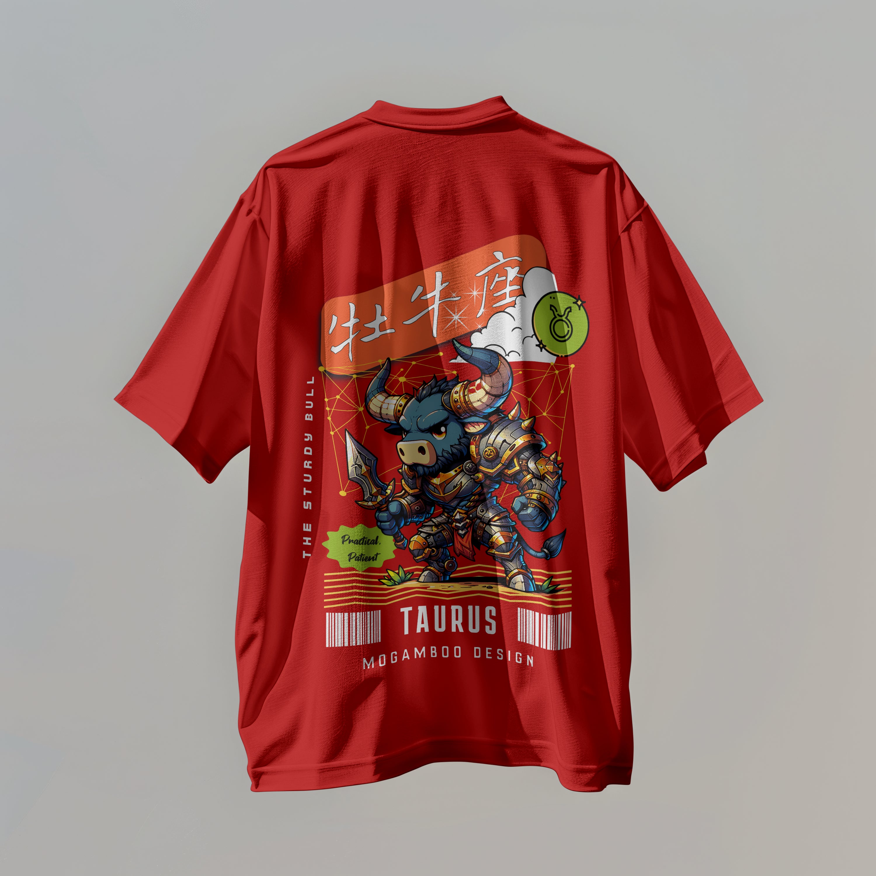 Taurus Zodiac Tee : Oversized T-Shirt for Men