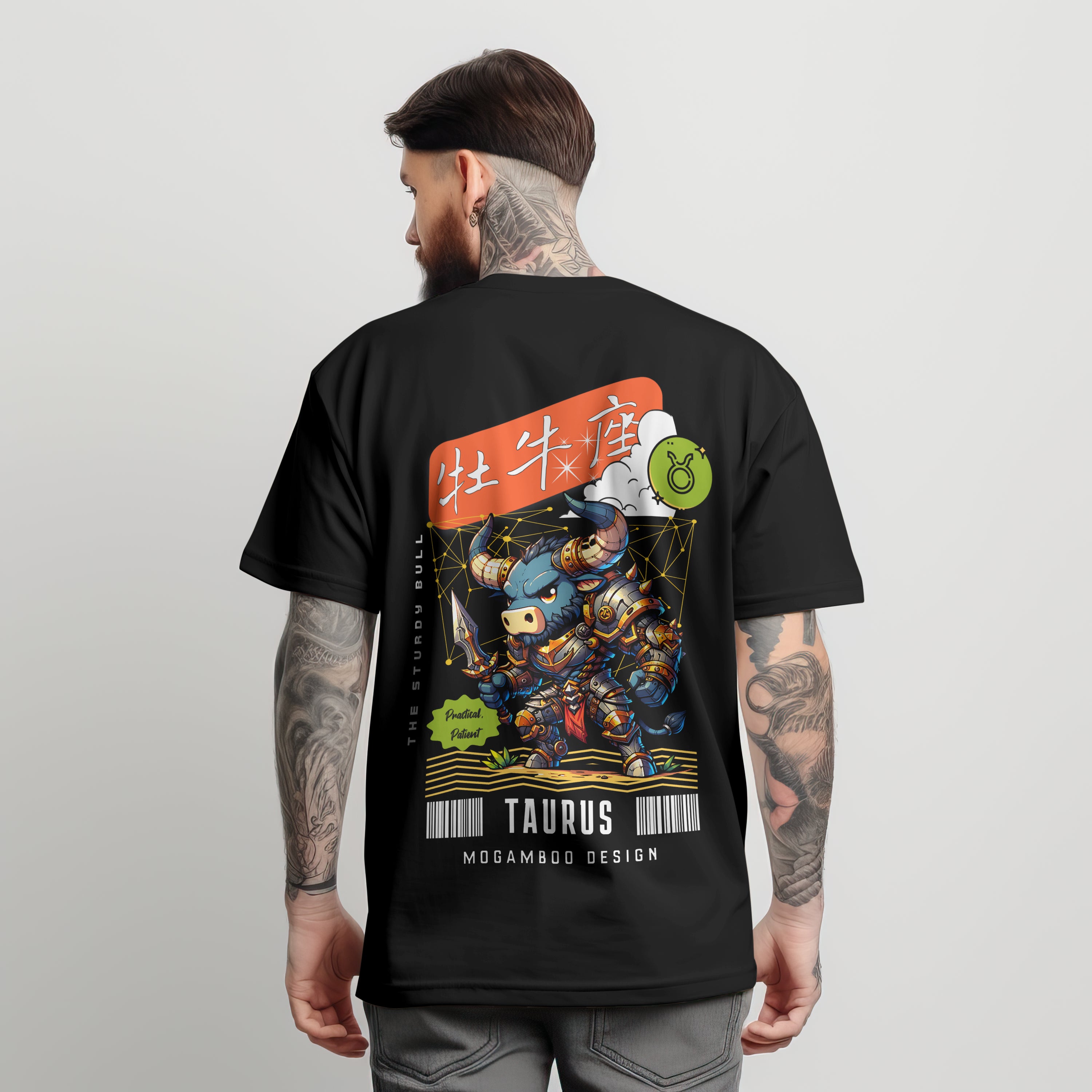 Taurus Zodiac Tee : Oversized T-Shirt for Men