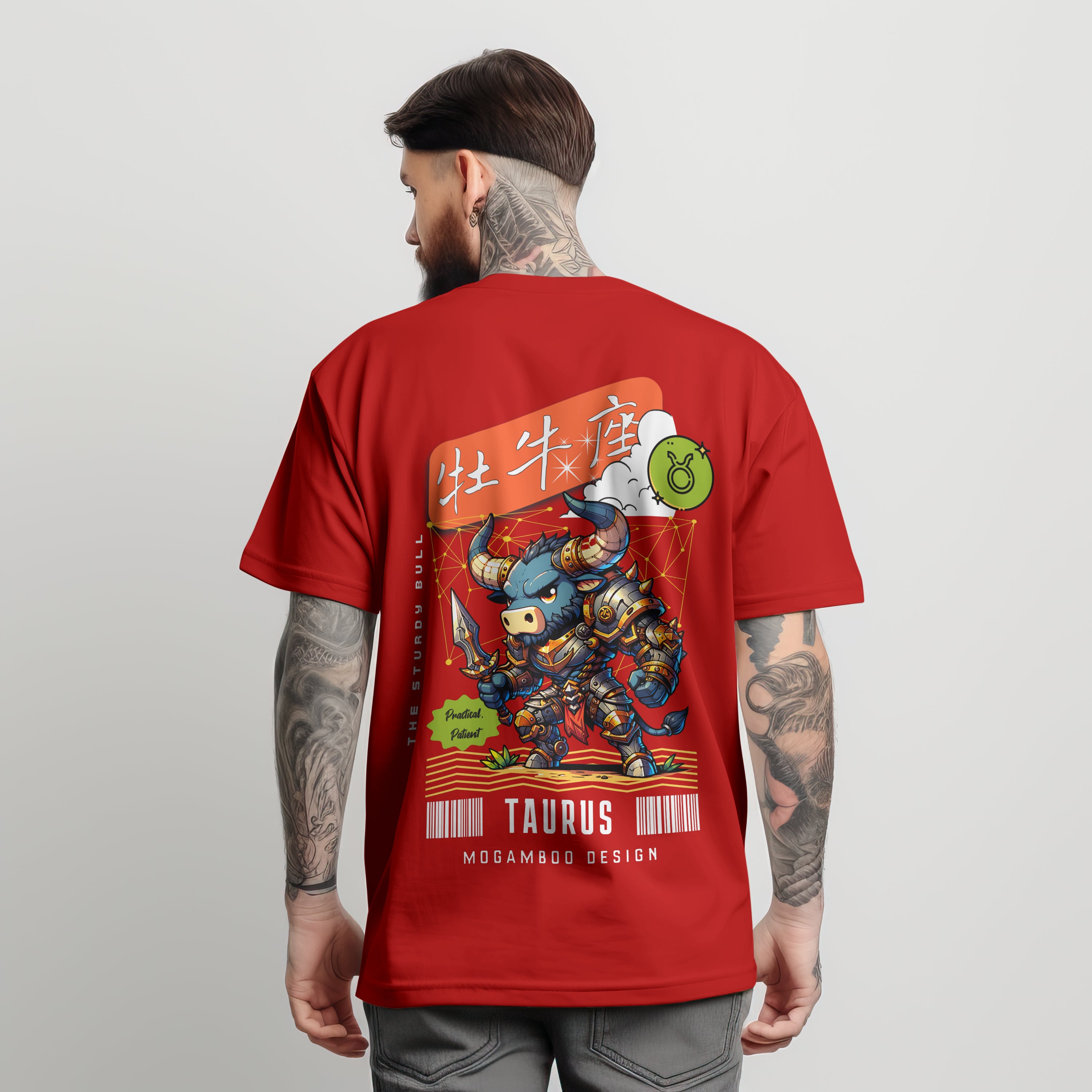 Taurus Zodiac Tee : Oversized T-Shirt for Men