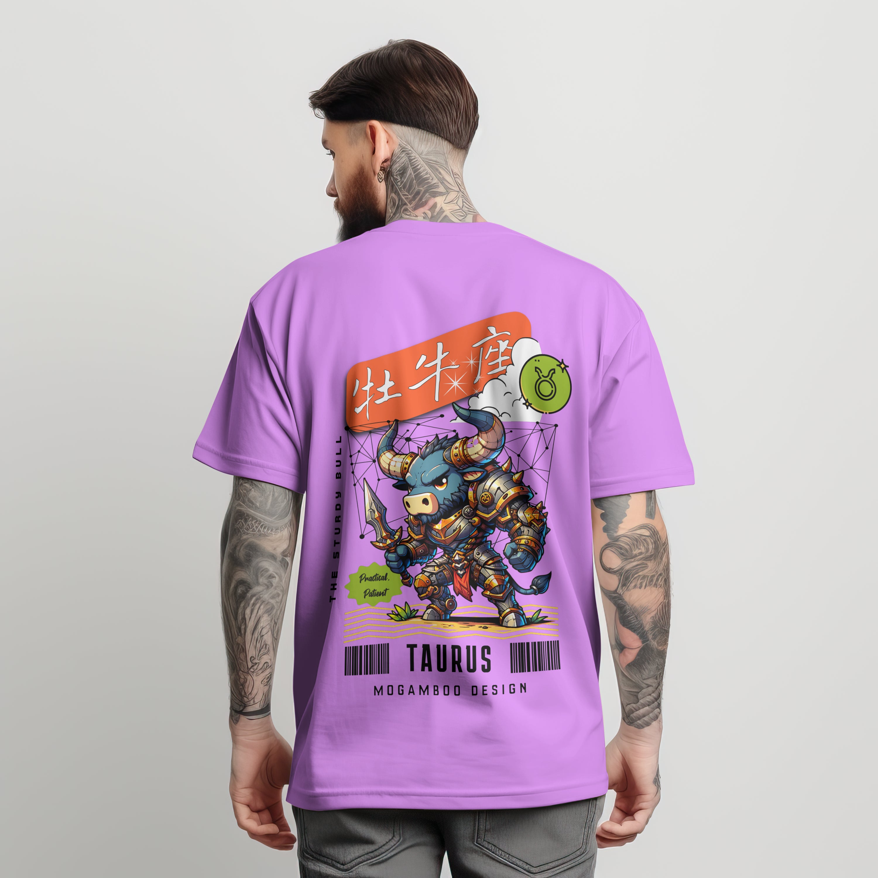 Taurus Zodiac Tee : Oversized T-Shirt for Men