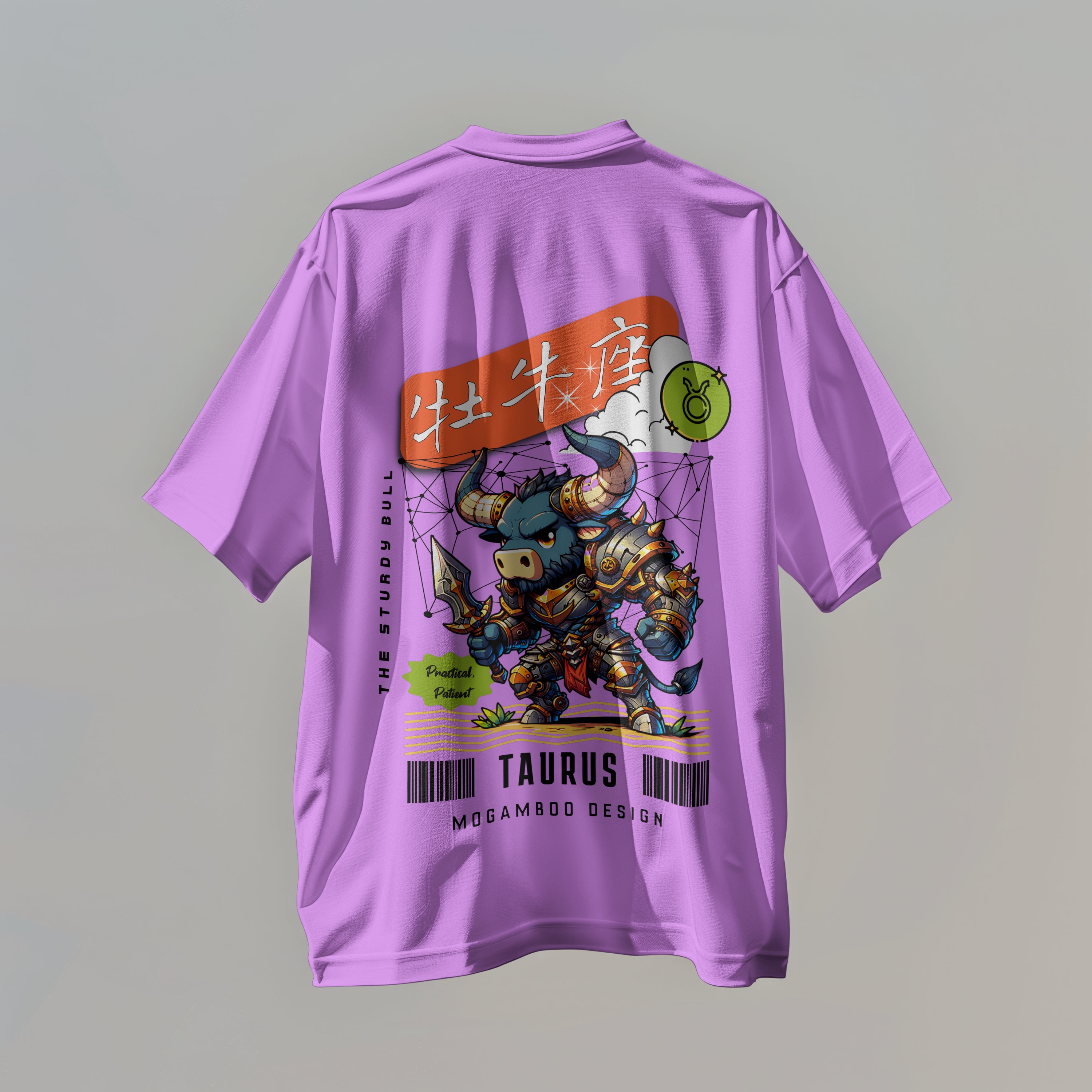 Taurus Zodiac Tee : Oversized T-Shirt for Men