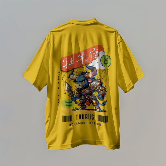 Taurus Zodiac Tee : Oversized T-Shirt for Men