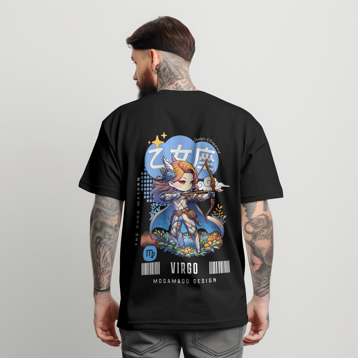 Virgo Zodiac Tee : Oversized T-Shirt for Men