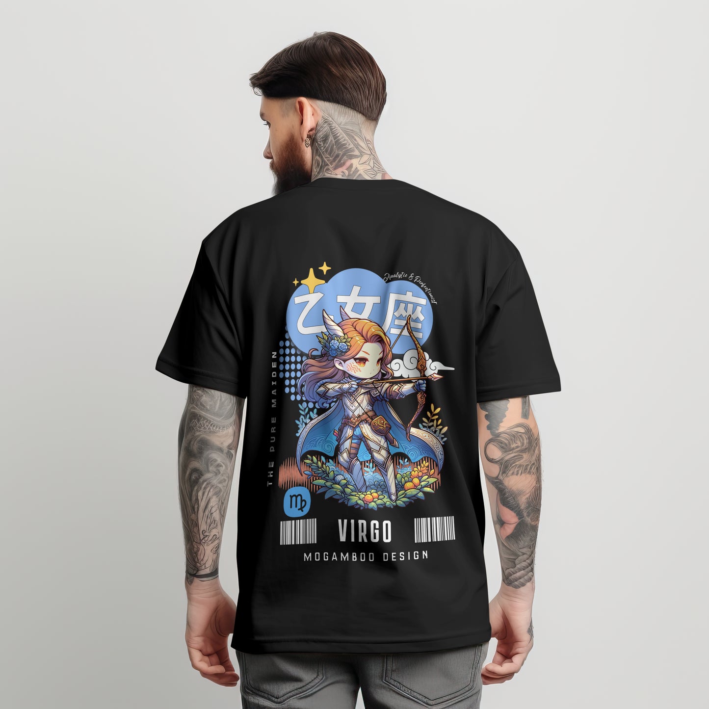 Virgo Zodiac Tee : Oversized T-Shirt for Men