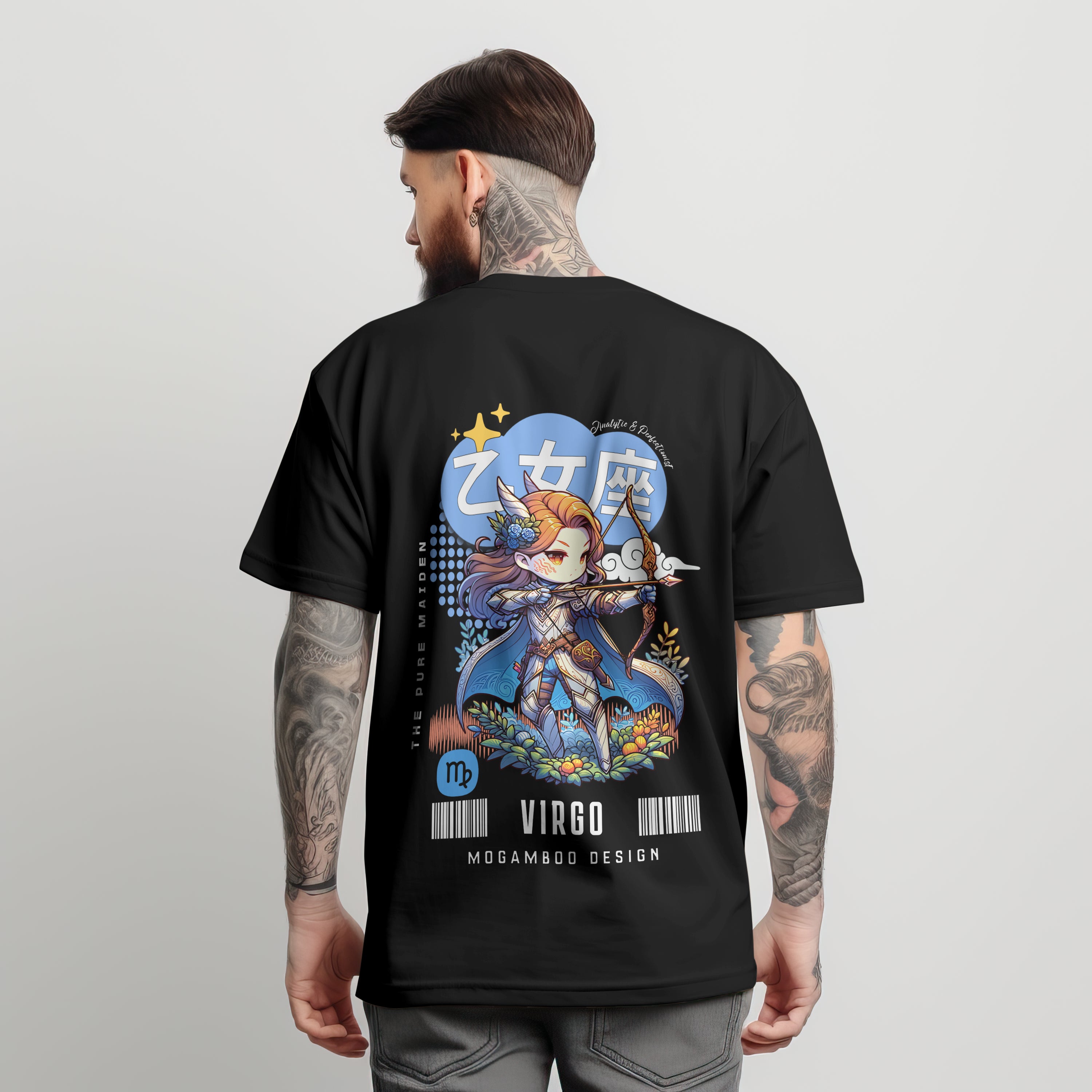 Virgo Zodiac Tee : Oversized T-Shirt for Men