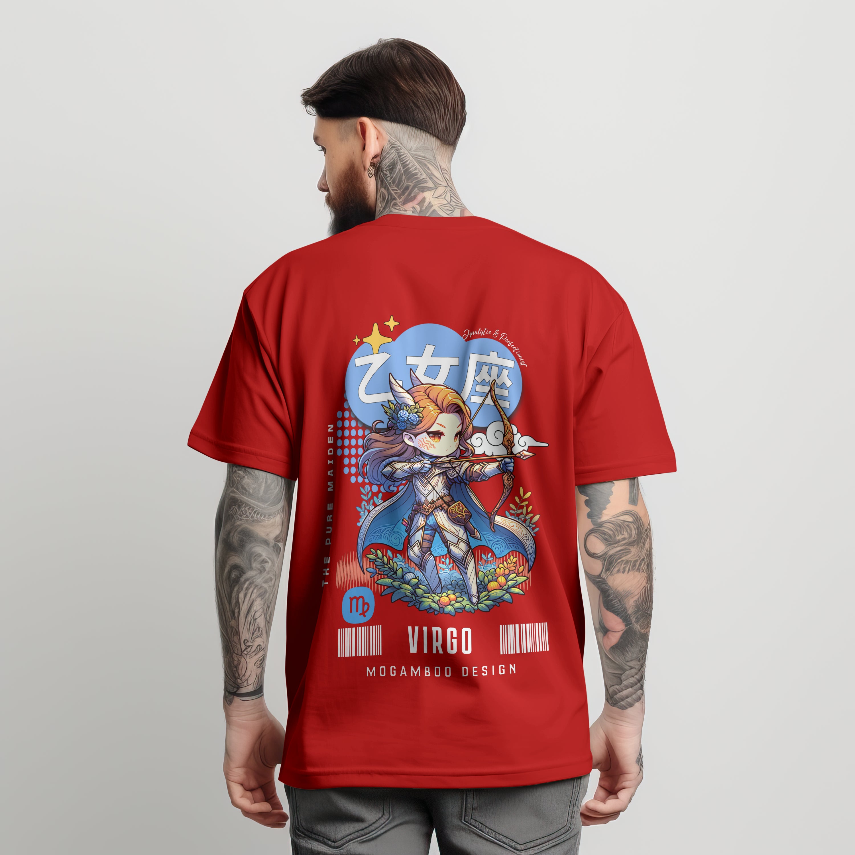 Virgo Zodiac Tee : Oversized T-Shirt for Men
