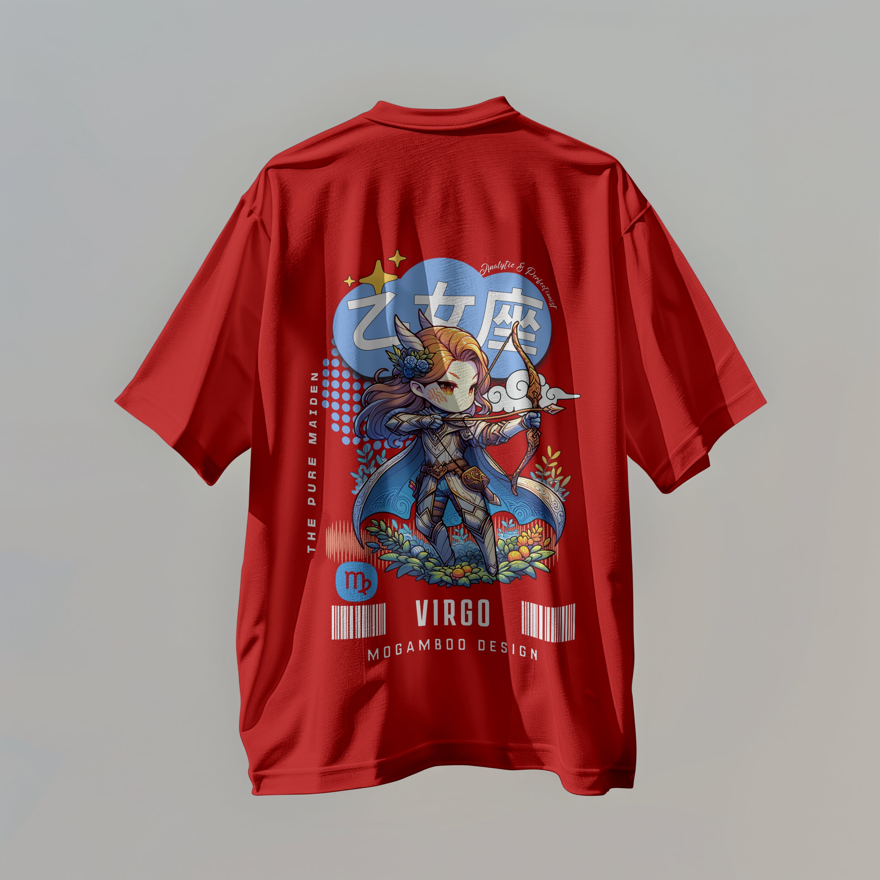 Virgo Zodiac Tee : Oversized T-Shirt for Men