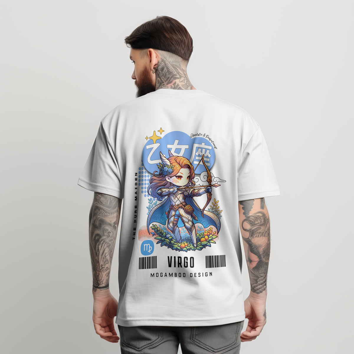 Virgo Zodiac Tee : Oversized T-Shirt for Men