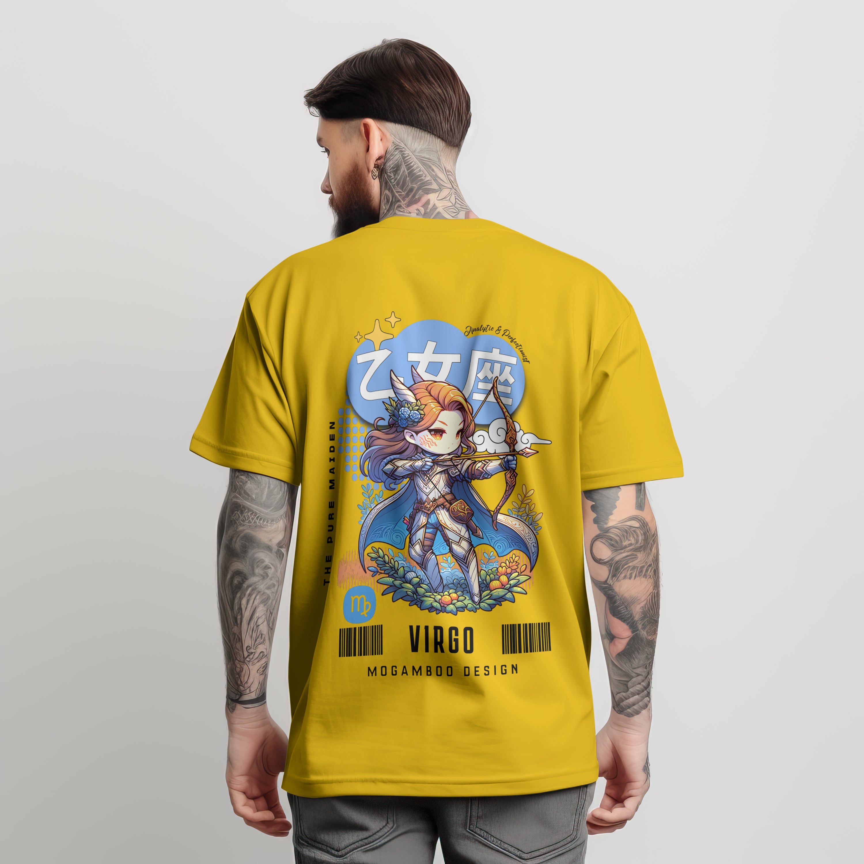 Virgo Zodiac Tee : Oversized T-Shirt for Men