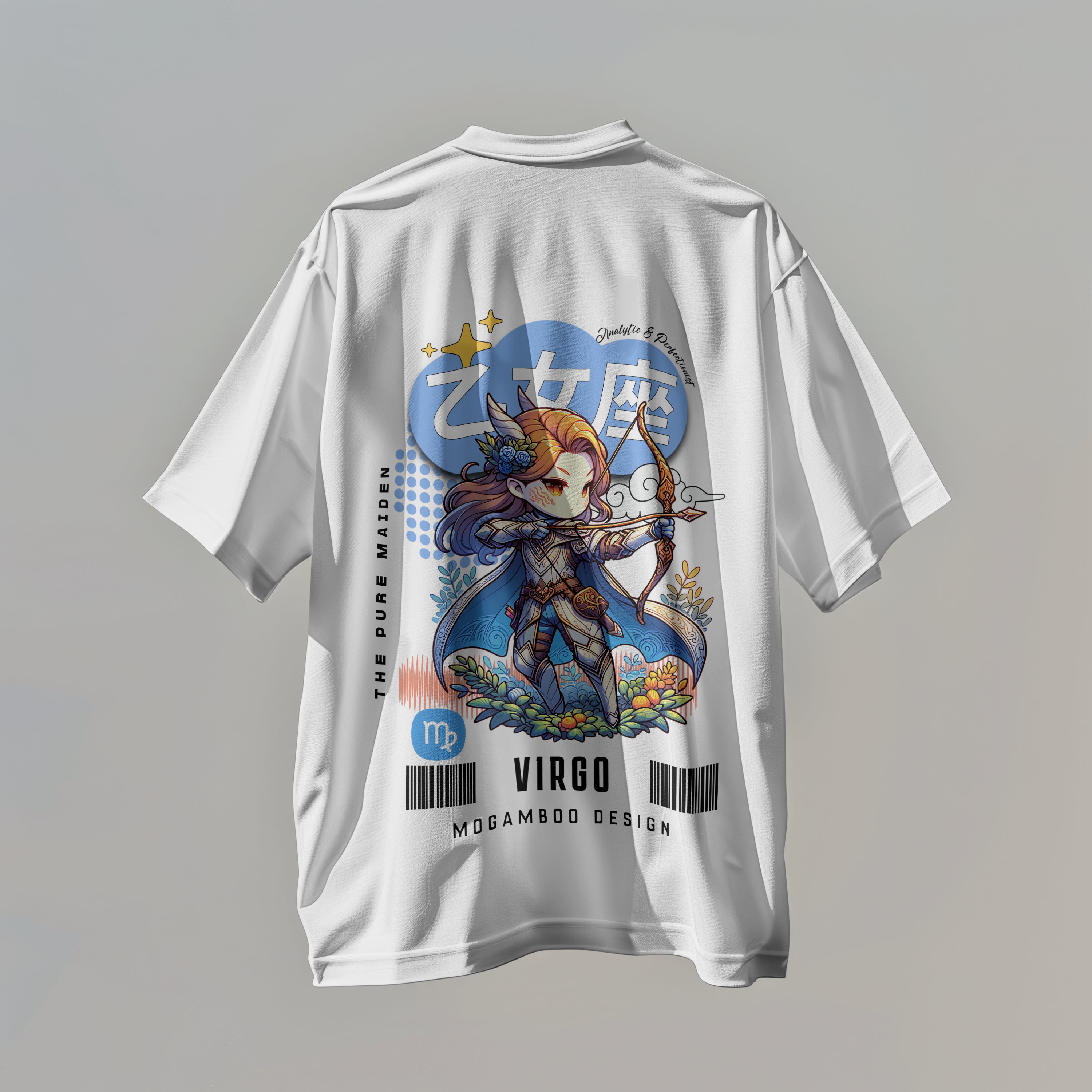 Virgo Zodiac Tee : Oversized T-Shirt for Men