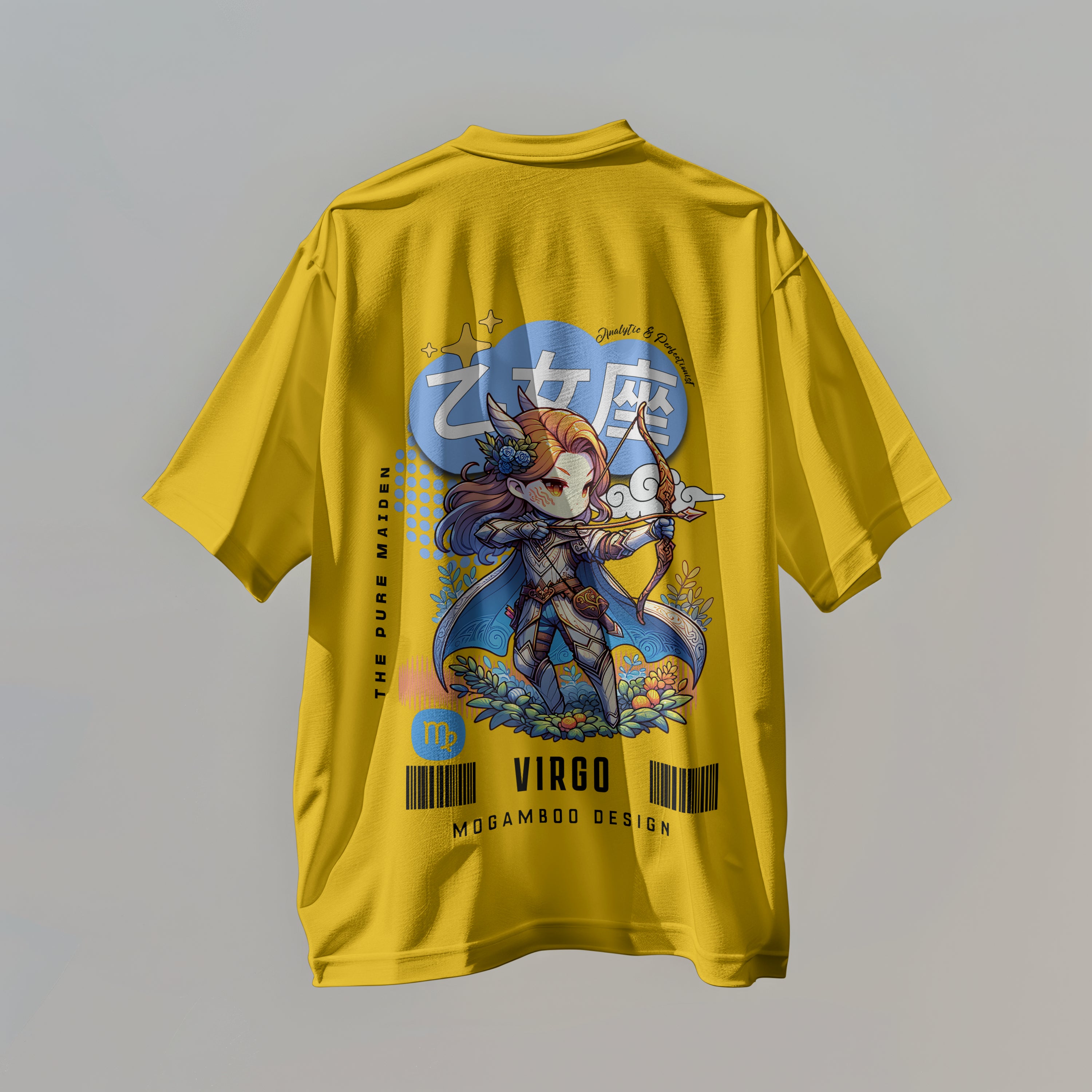 Virgo Zodiac Tee : Oversized T-Shirt for Men