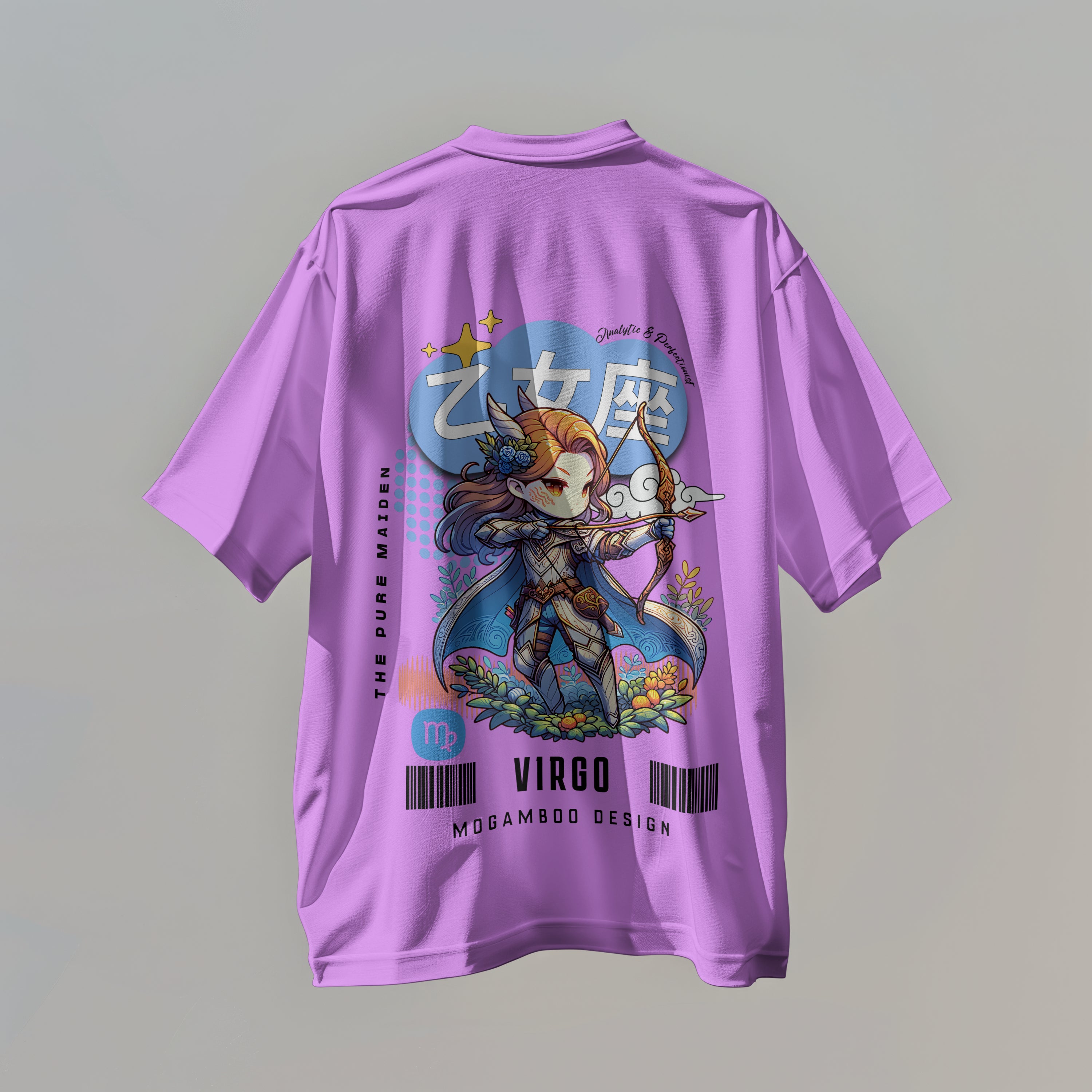 Virgo Zodiac Tee : Oversized T-Shirt for Men