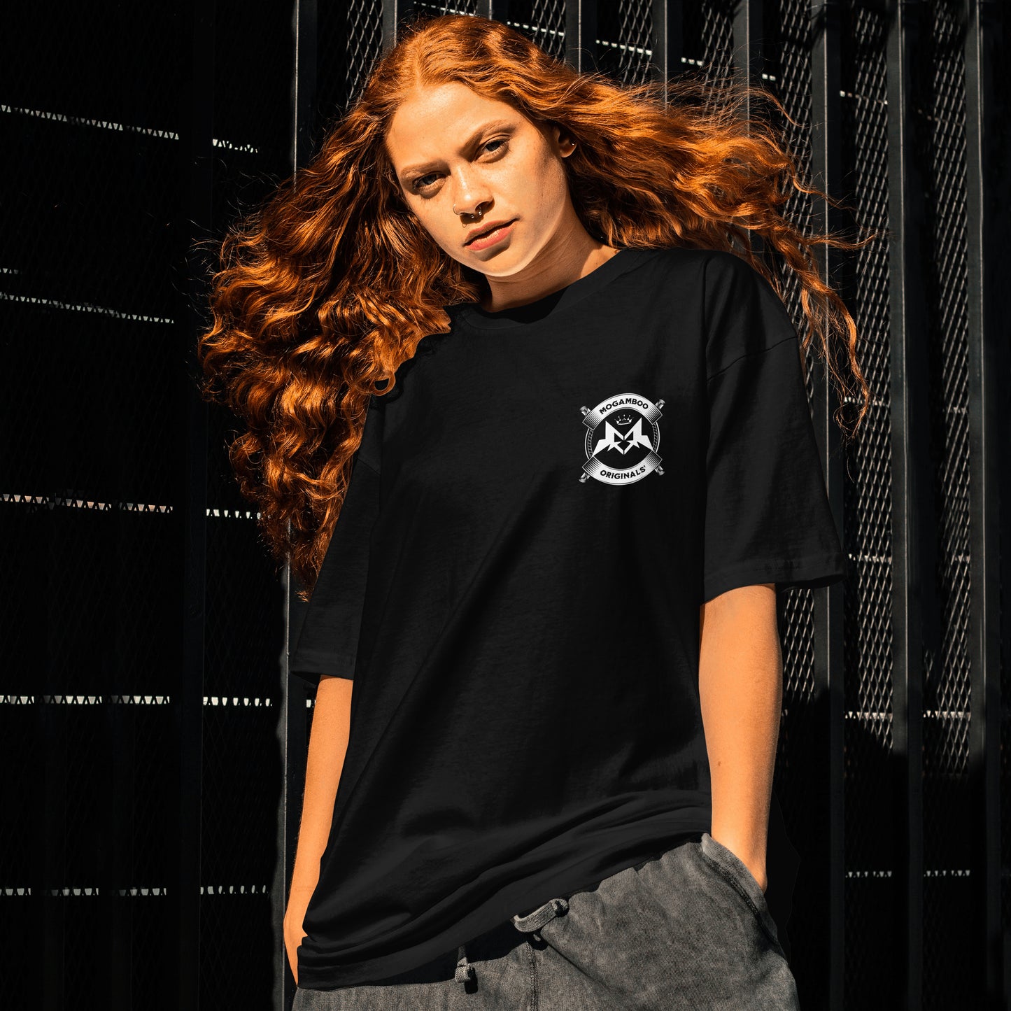 Mogamboo Stamp : Unisex Limited Edition Graphic Printed Oversized T- Shirt