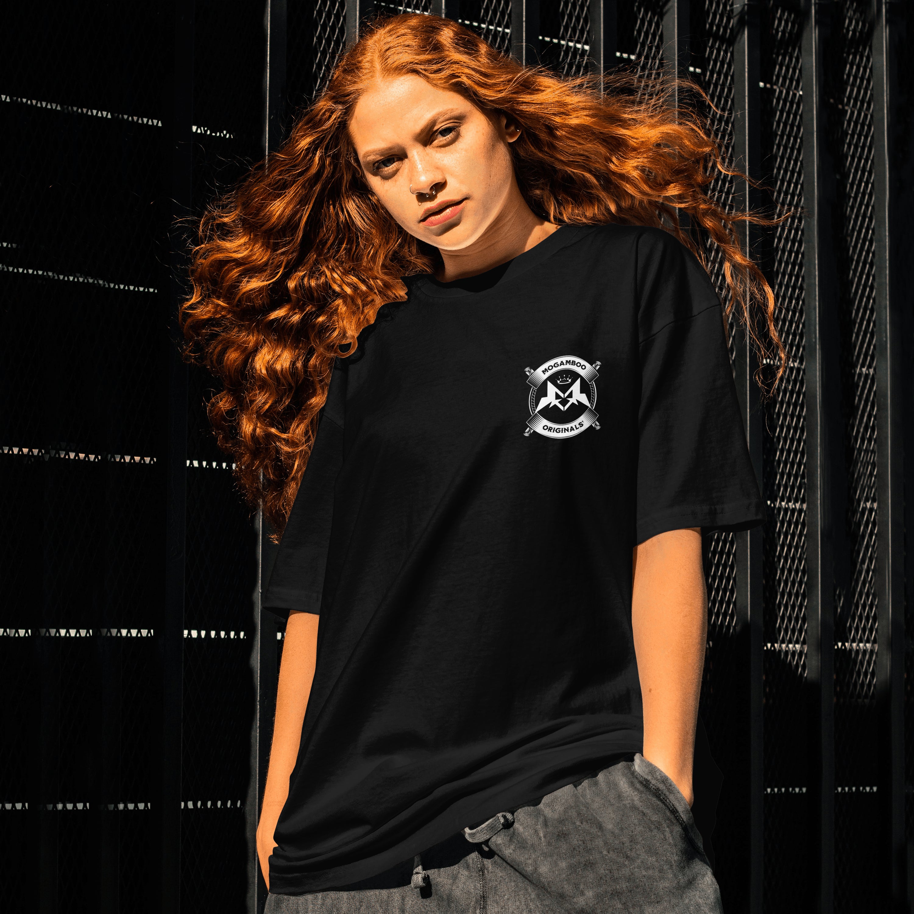 Mogamboo Stamp : Unisex Limited Edition Graphic Printed Oversized T- Shirt