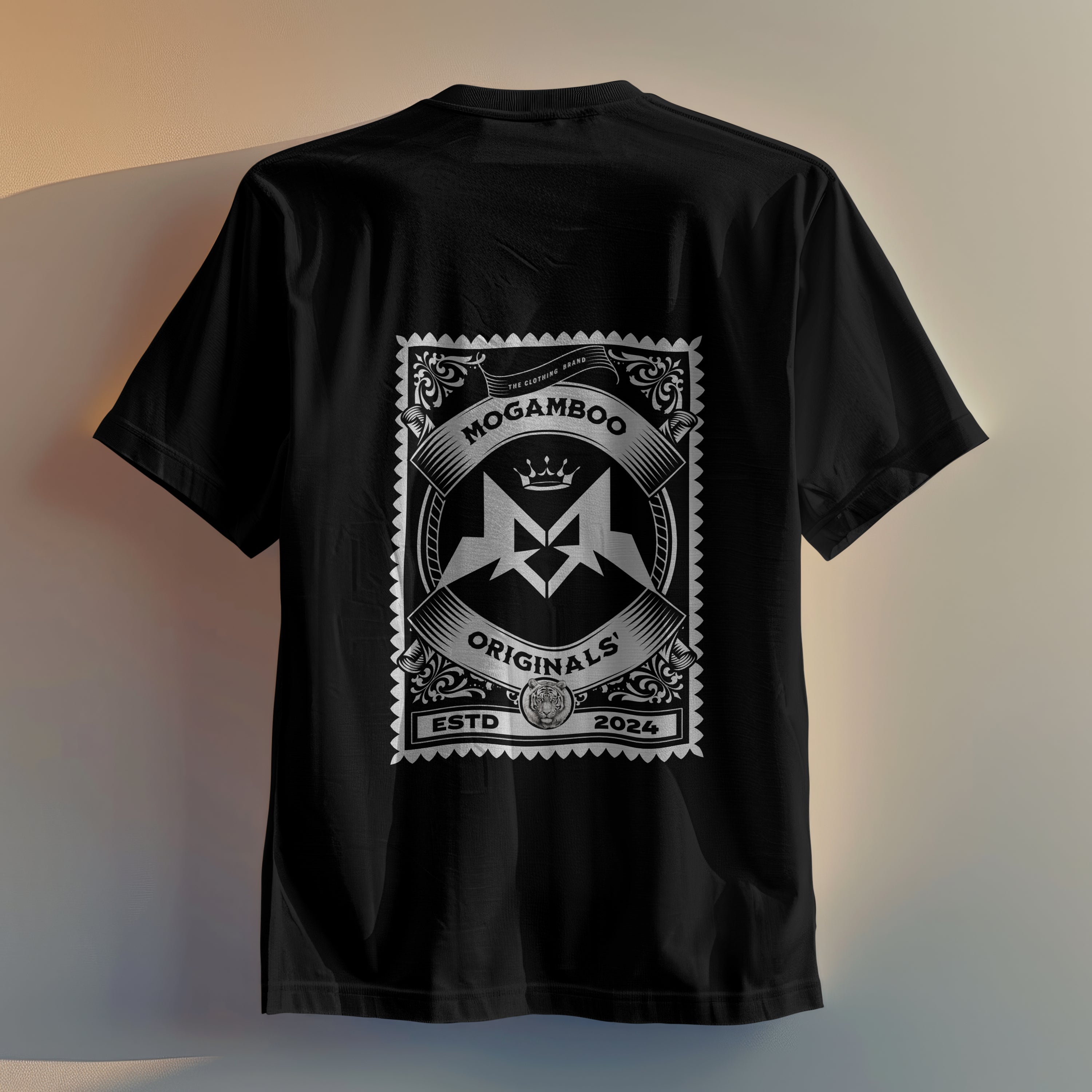 Mogamboo Stamp : Unisex Limited Edition Graphic Printed Oversized T- Shirt